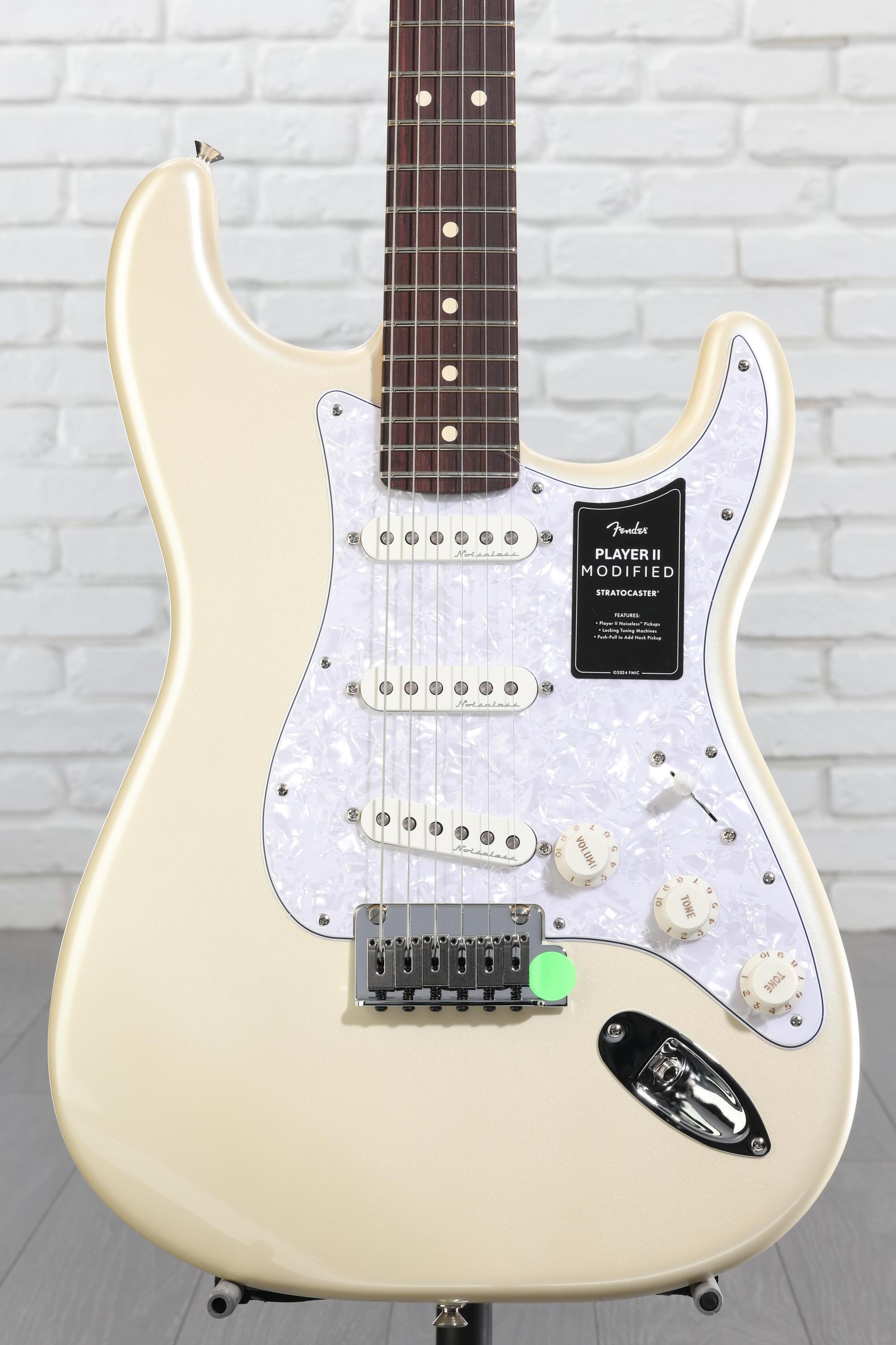 Fender Player II Modified Stratocaster Electric Guitar - Olympic