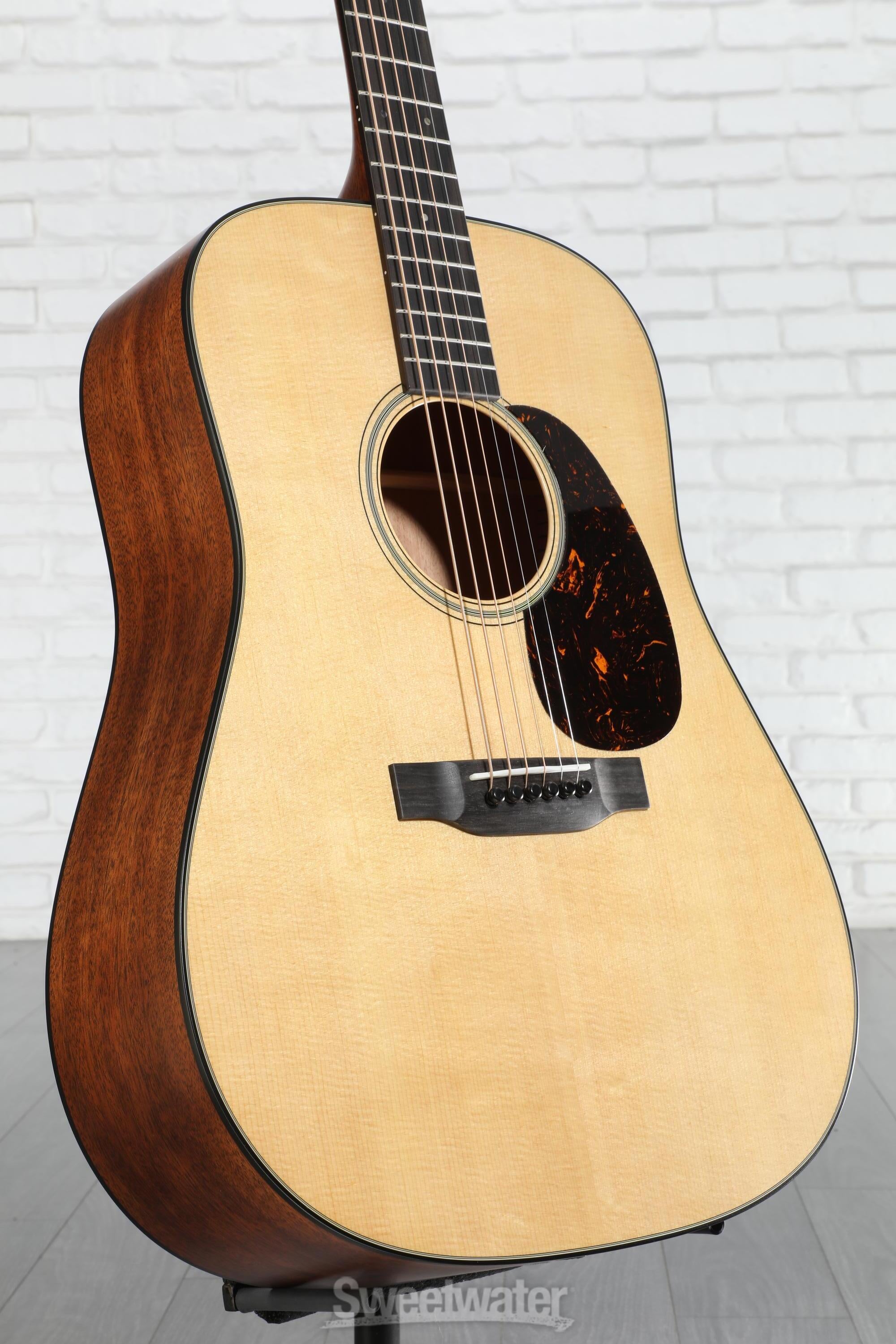 Martin D-18 Satin Standard Series Acoustic Guitar - Satin Natural