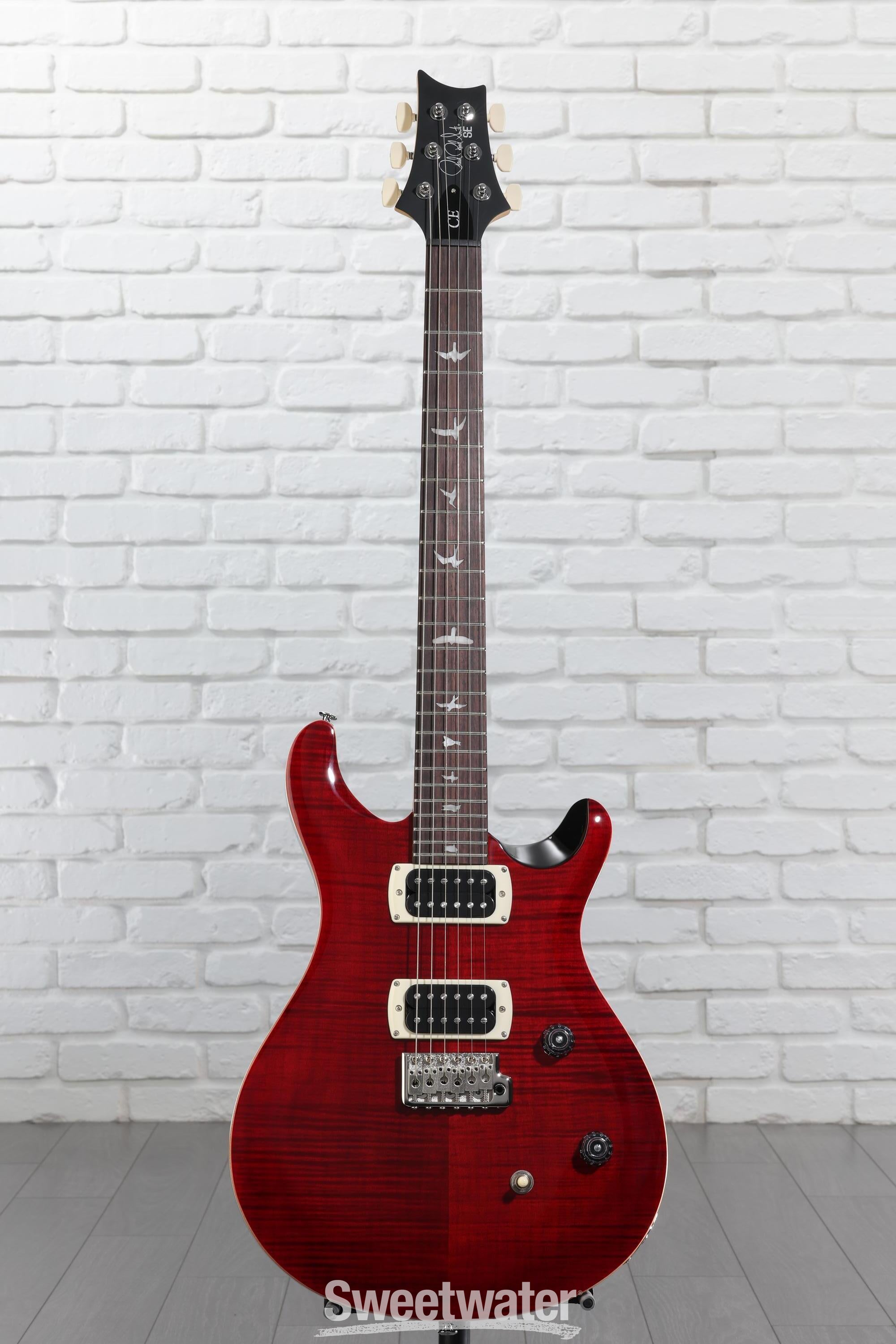PRS SE CE 24 Standard Electric Guitar - Black Cherry | Sweetwater