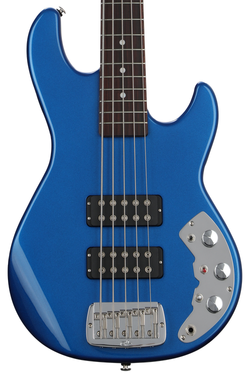 G&L CLF Research L-2500 Bass Guitar - Midnight Blue Metallic