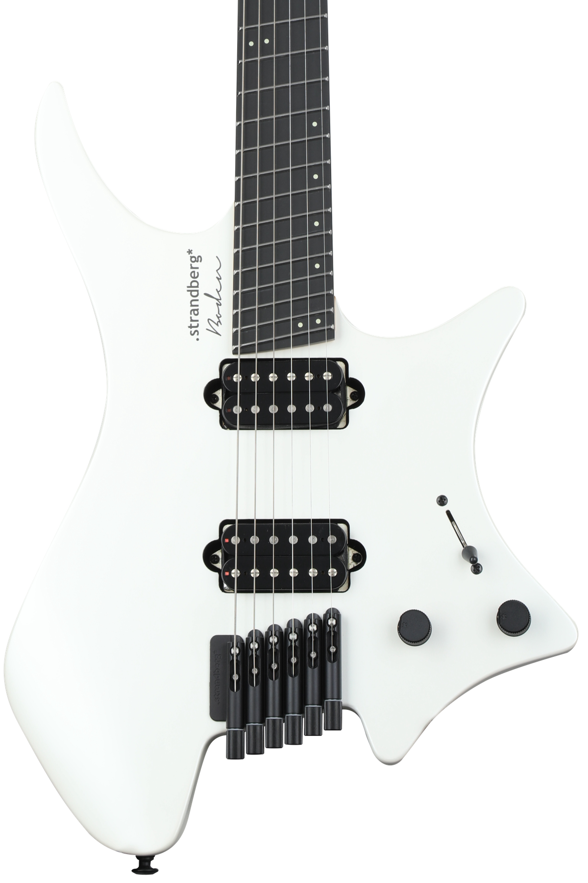 Strandberg Boden Metal NX 6 Electric Guitar - White Granite