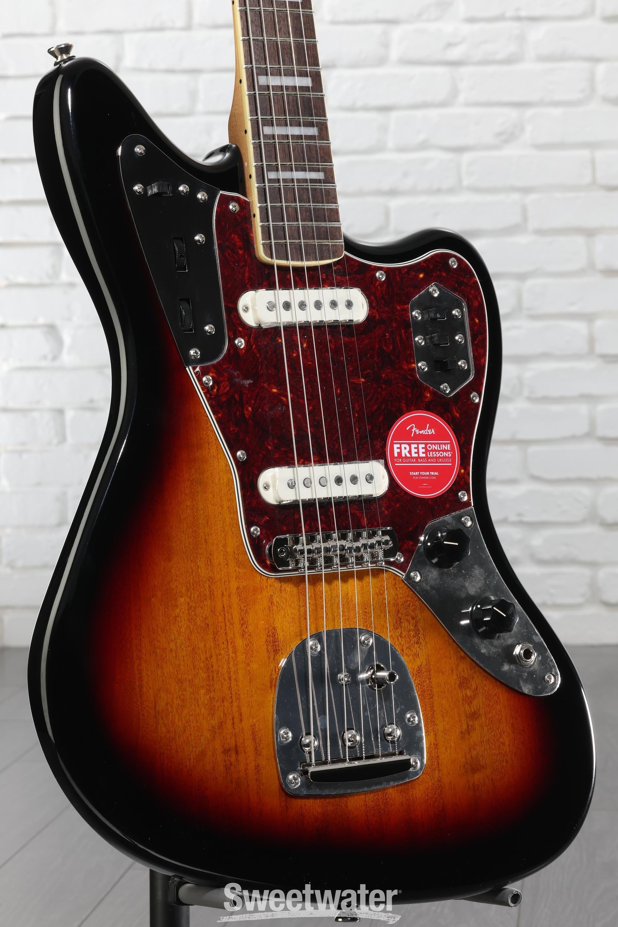 Squier Classic Vibe '70s Jaguar - 3-Tone Sunburst | Sweetwater