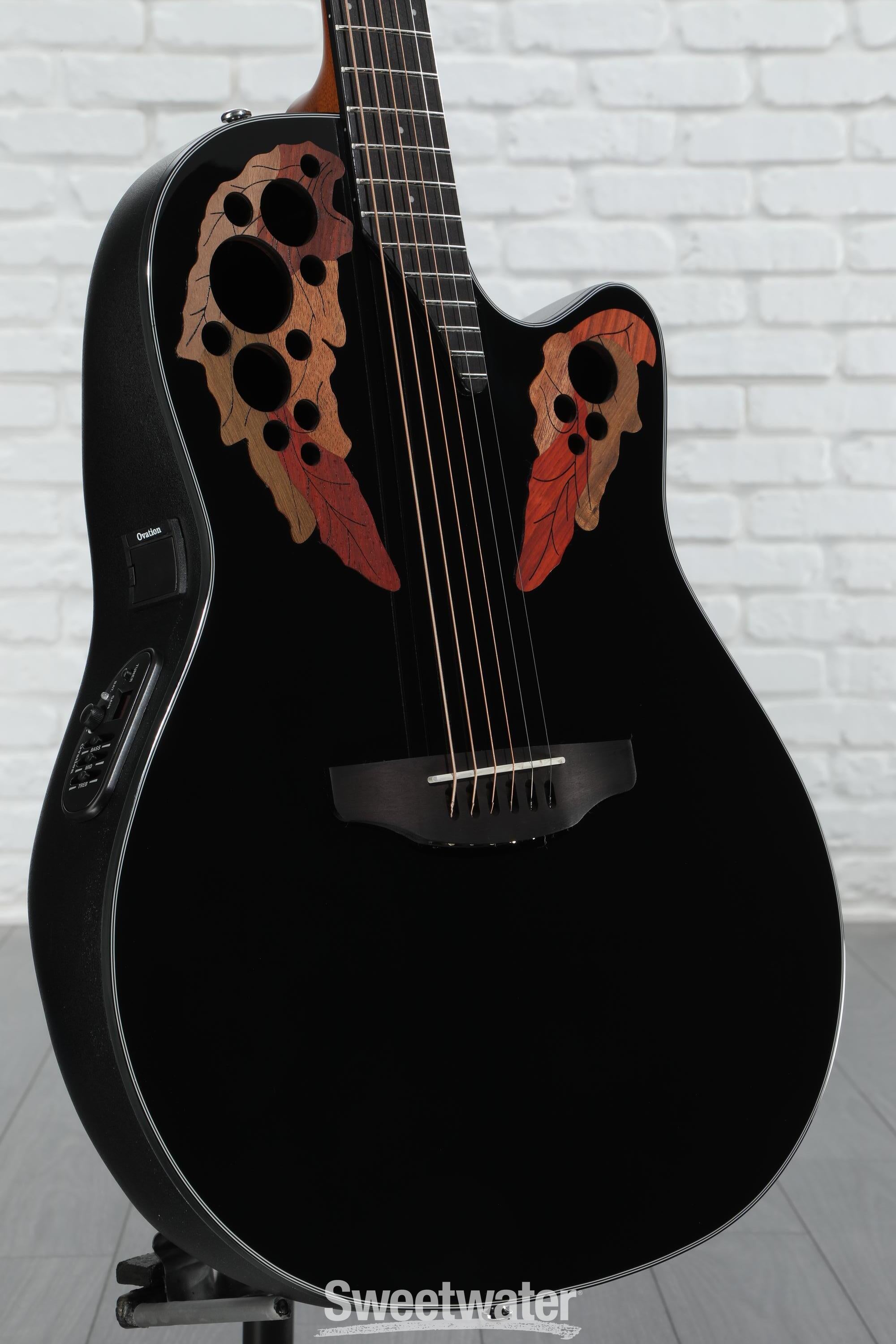 Ovation Elite Celebrity Mid-Depth Acoustic-Electric Guitar