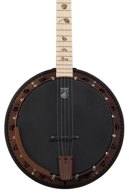 Deering Goodtime Zombie Killer III 5-string Banjo - Blood Splattered Blonde