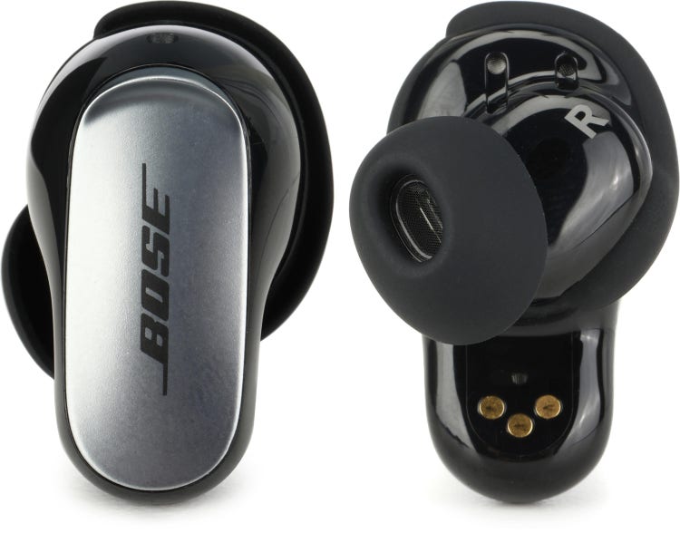 Bose Quietcomfort Earbuds II Charging Case Black White Blue Gray