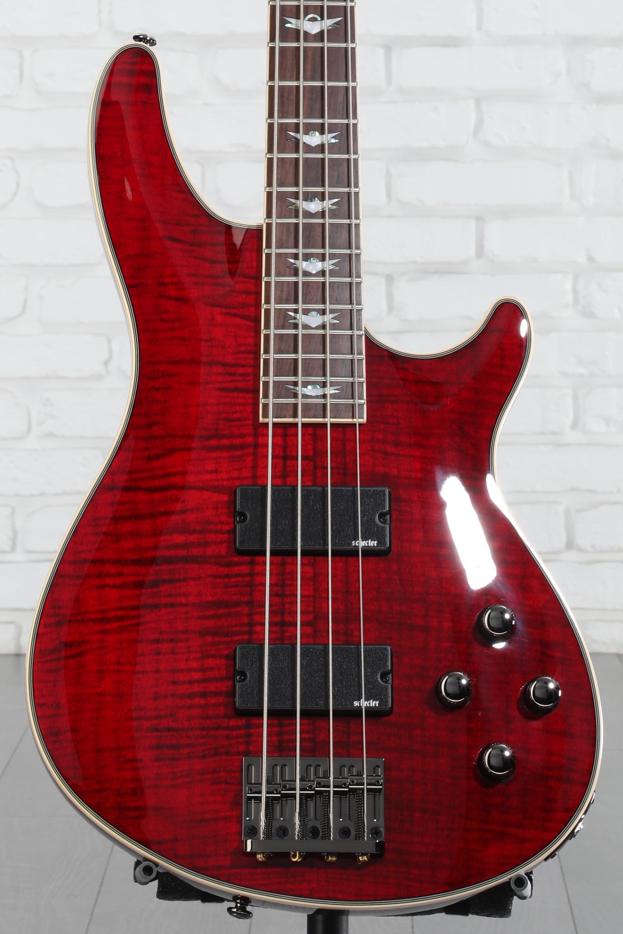 Schecter Omen Extreme-4 Bass Guitar - Black Cherry | Sweetwater