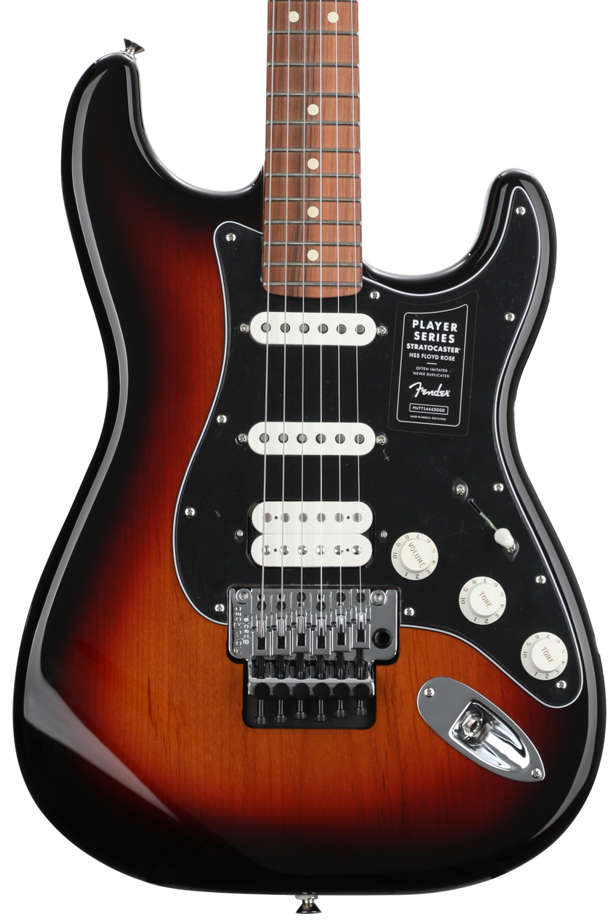 Fender Player Stratocaster HSS with Floyd Rose - 3-Tone Sunburst