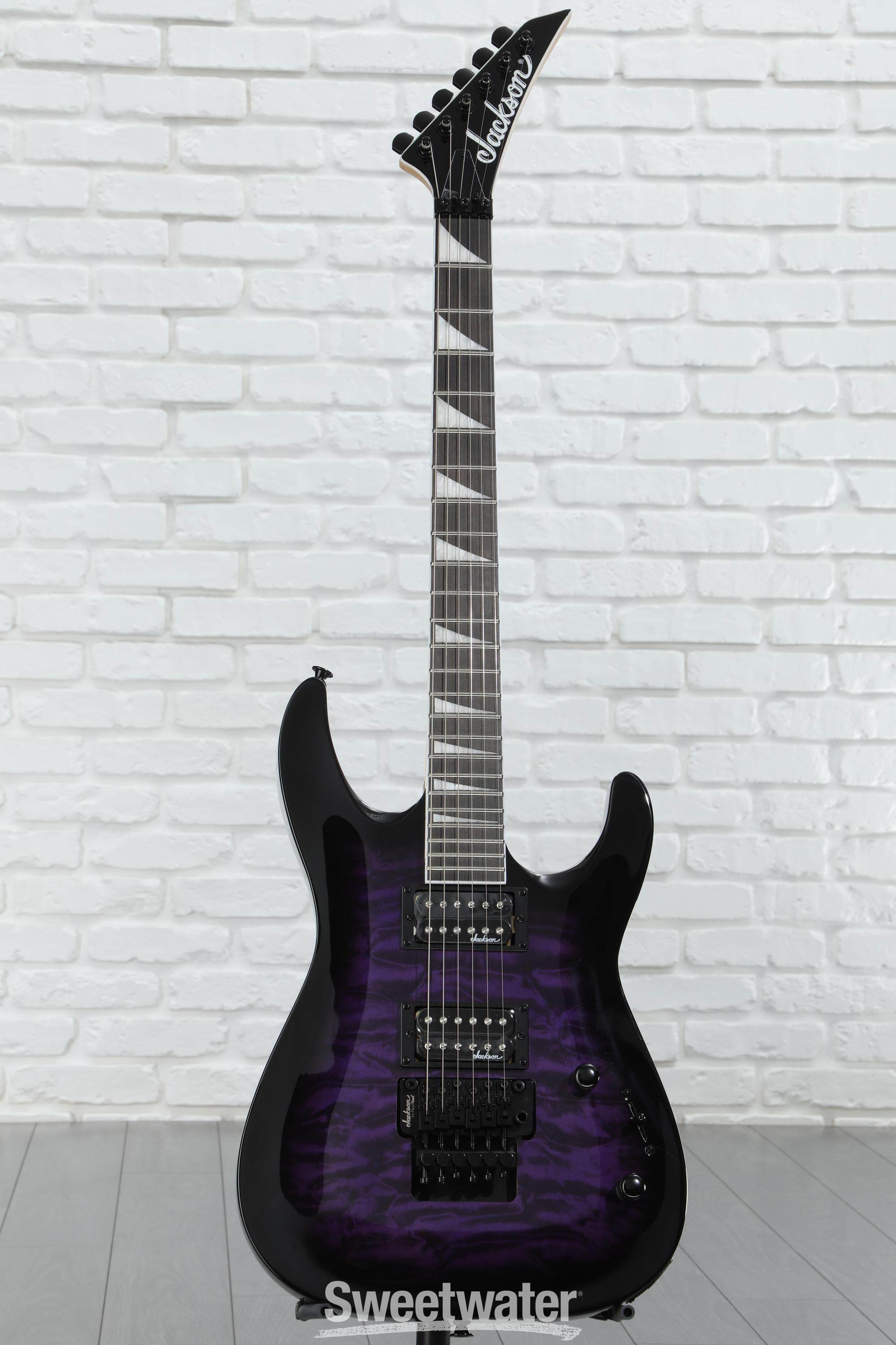 Jackson Dinky Arch Top JS32Q DKA - Transparent Purple Burst