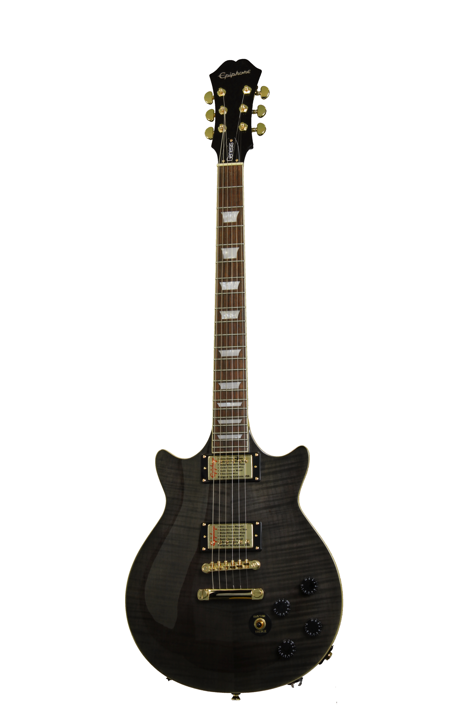Epiphone Genesis Deluxe PRO エピフォン　ジェネシス Epiphone Genesis Deluxe PRO - Midnight Ebony | Sweetwater