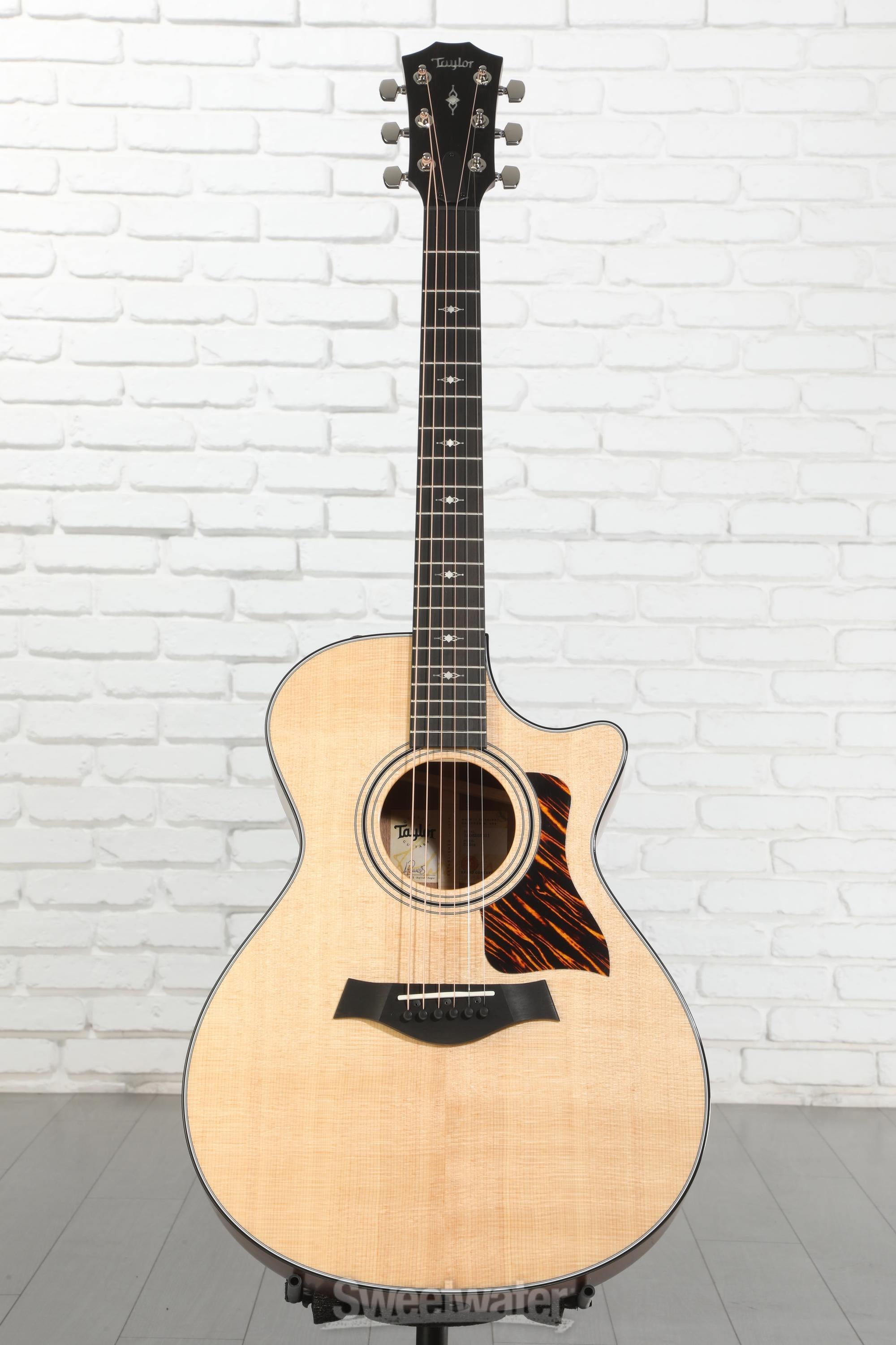 ギター Taylor 312ce v-class Taylor 312ce V-Class Grand Concert Acoustic-Electric Guitar