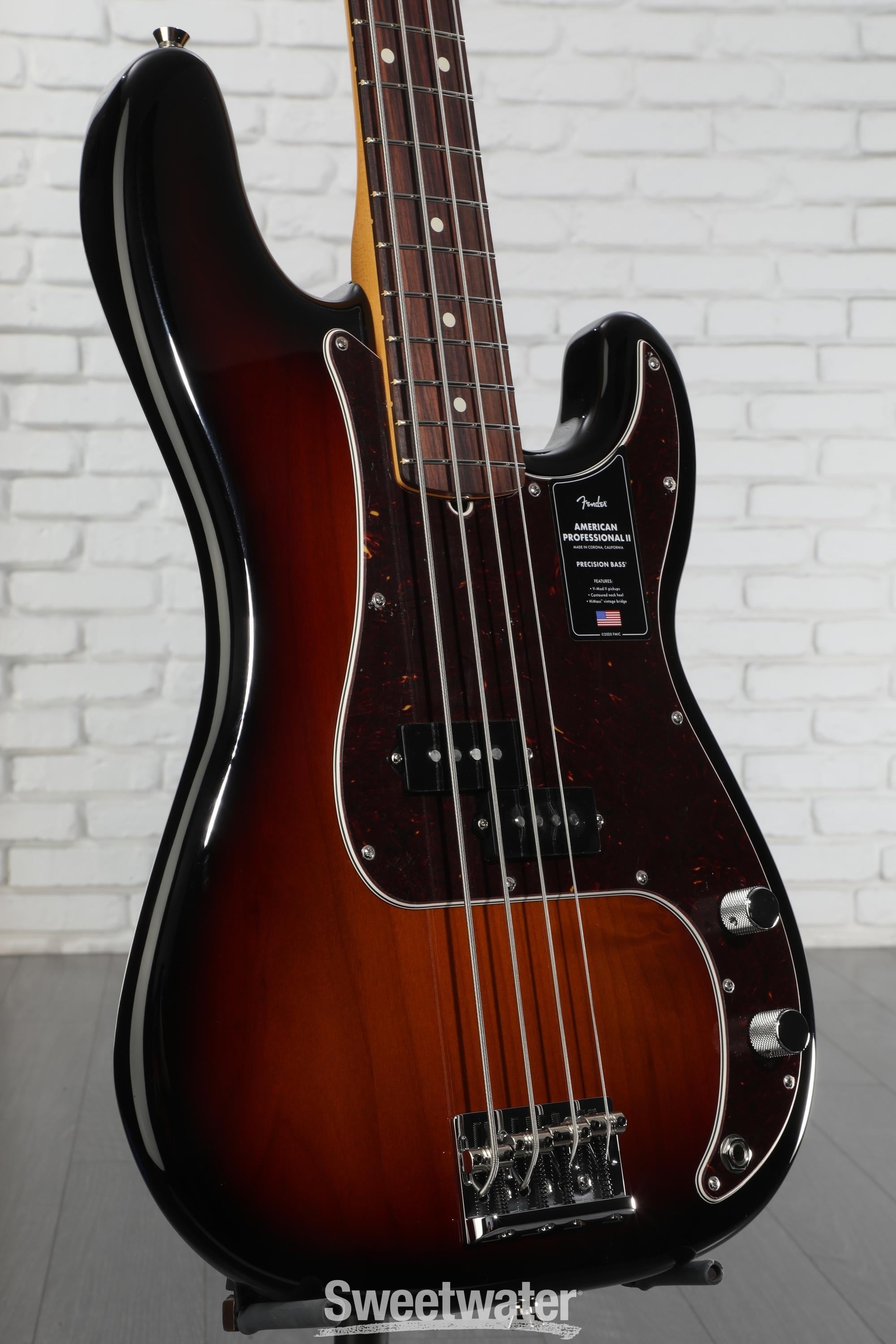 ベース American Professional II Precision Bass Fender American Professional II Precision Bass Guitar - 3