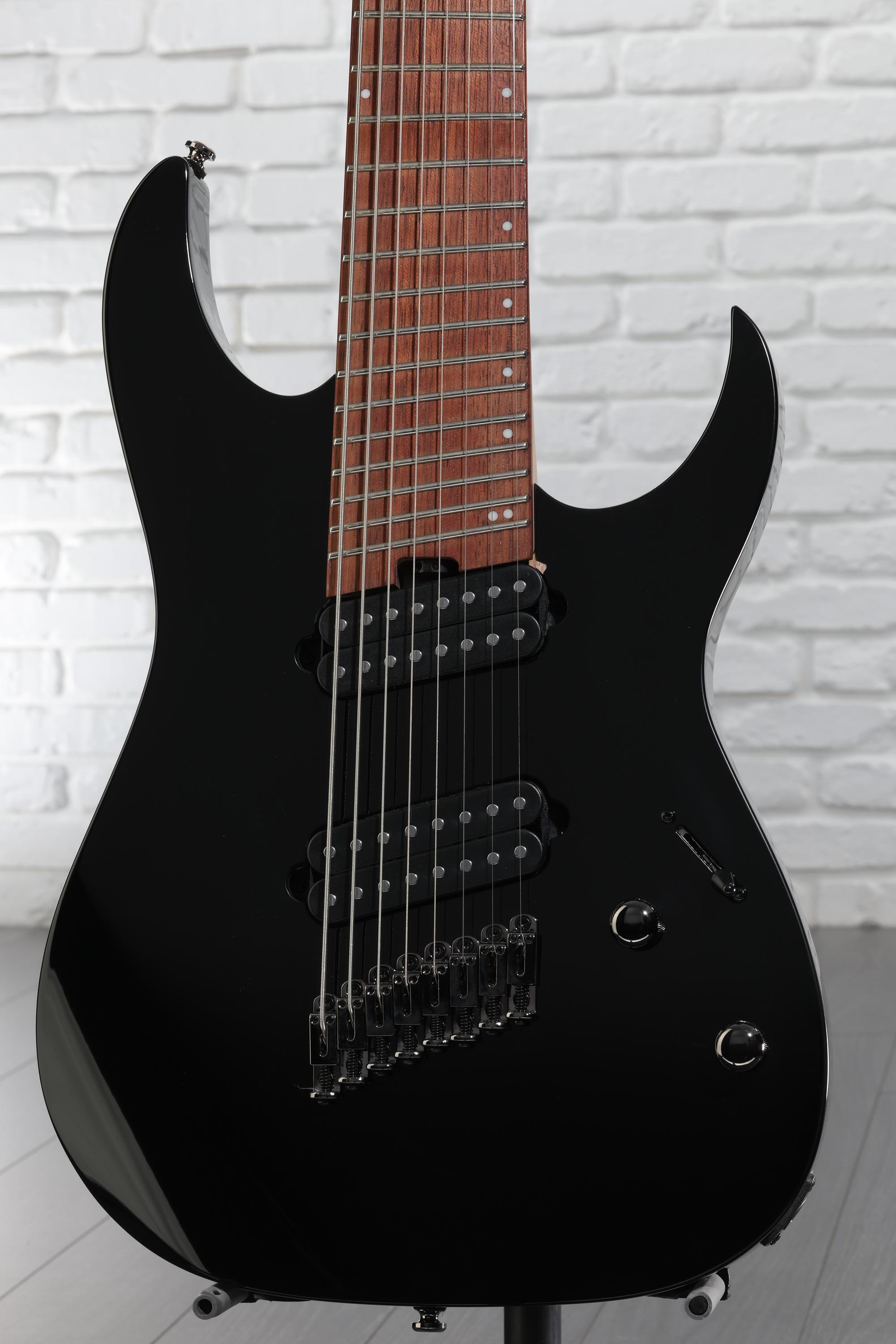 Ibanez rgms8/bk 8弦ギター Ibanez RG Standard RGMS8 Multi-scale 8-string Electric