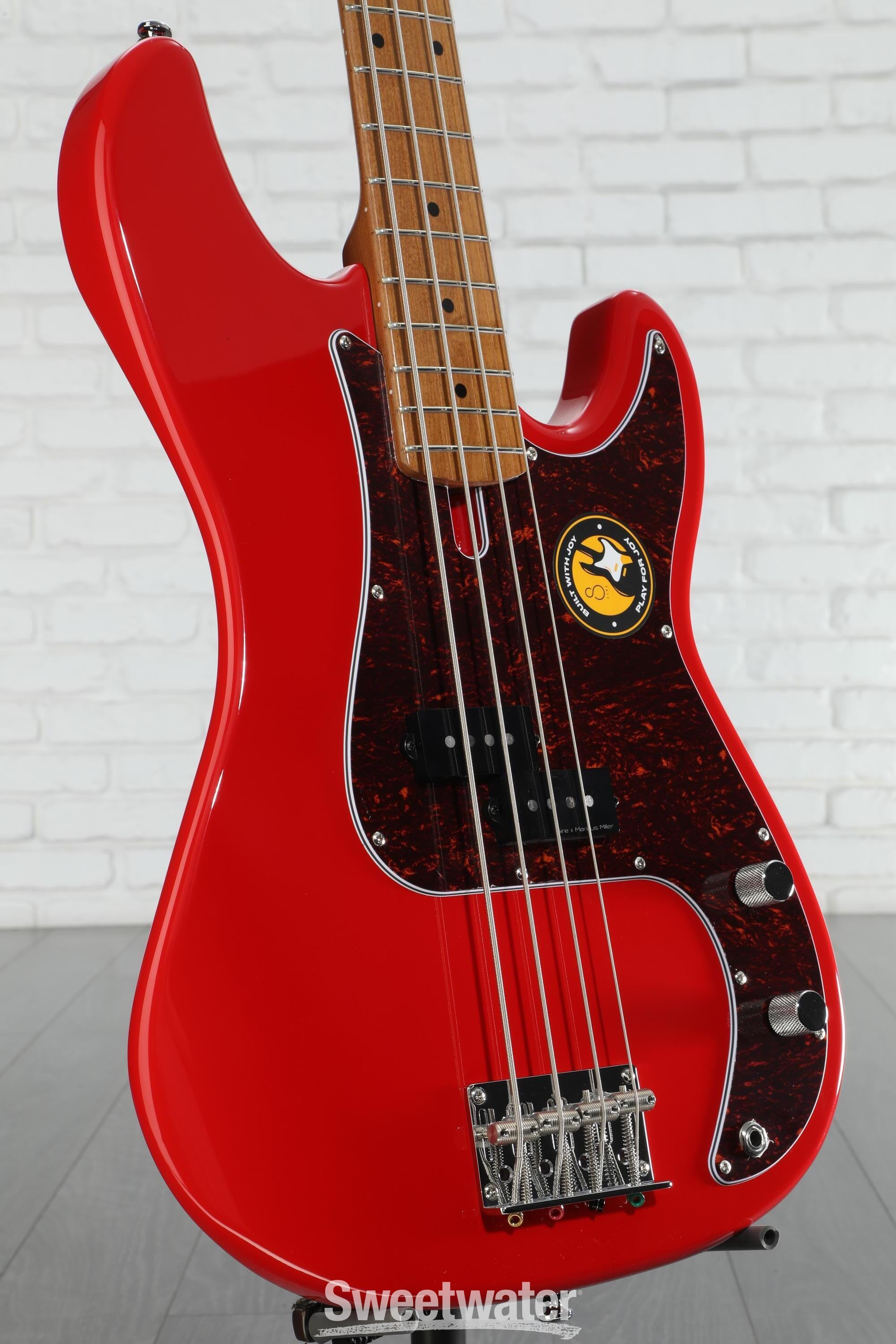 ベース sire P5 Sire Marcus Miller P5 Alder 4-string Bass Guitar - Red