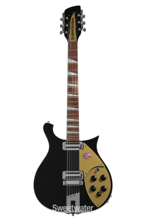 ギター Rickenbacker 620 Jetglo Rickenbacker 660/12 12-string Electric Guitar - Jetglo | Sweetwater