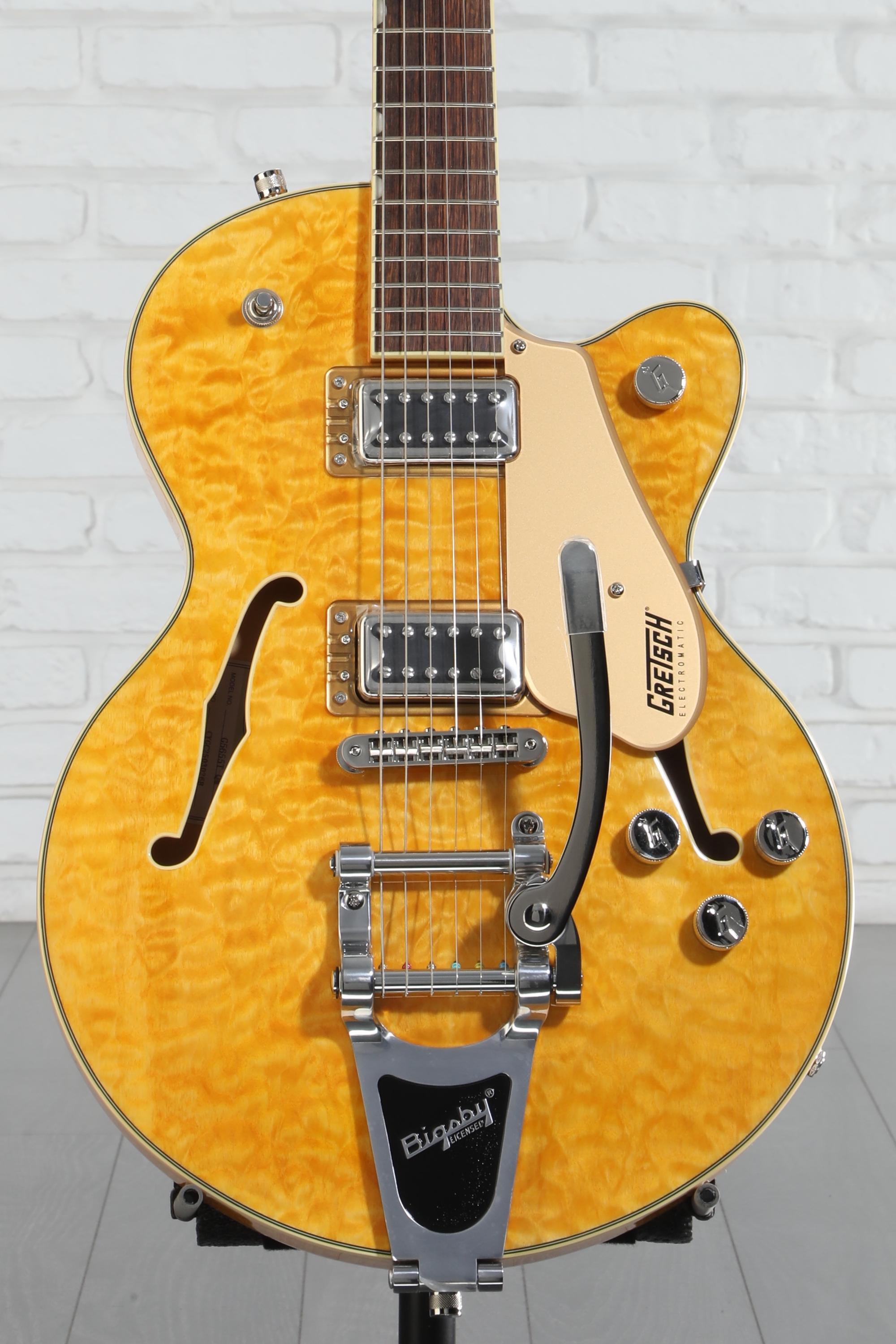 Gretsch G5655T-QM Electromatic Center Block Jr. Quilt Semi