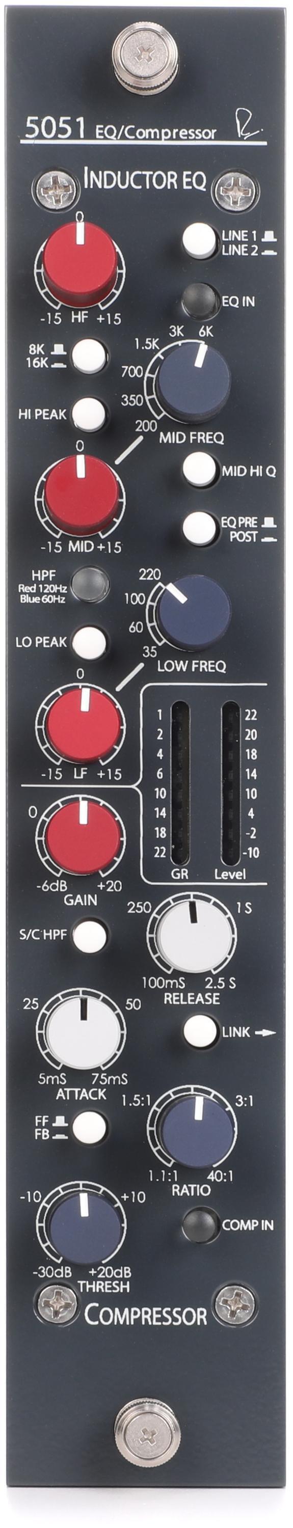 Rupert Neve Designs Shelford 5051 Vertical Inductor EQ Compressor