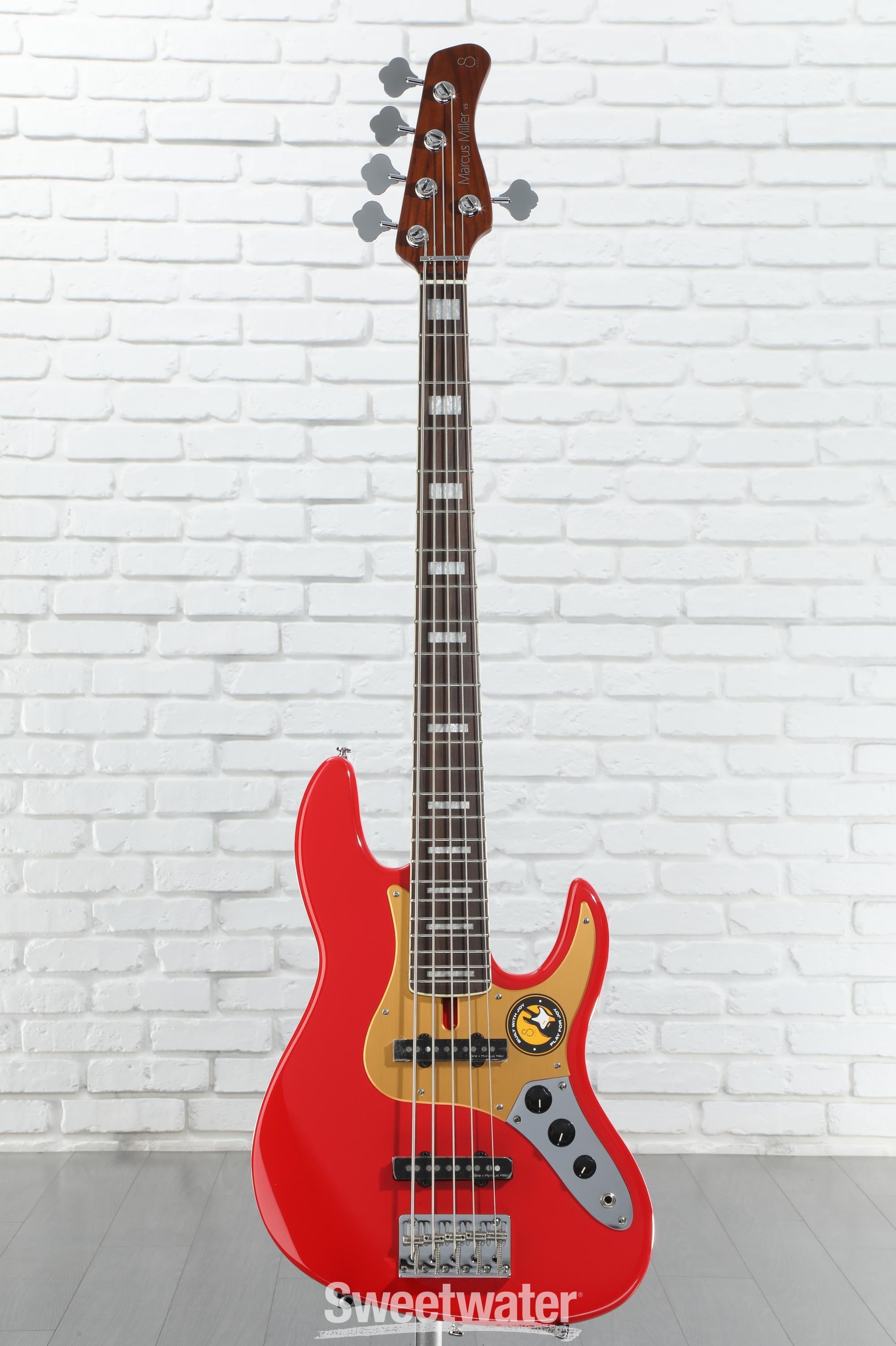Sire Marcus Miller V5 24 5-string Bass Guitar - Dakota Red