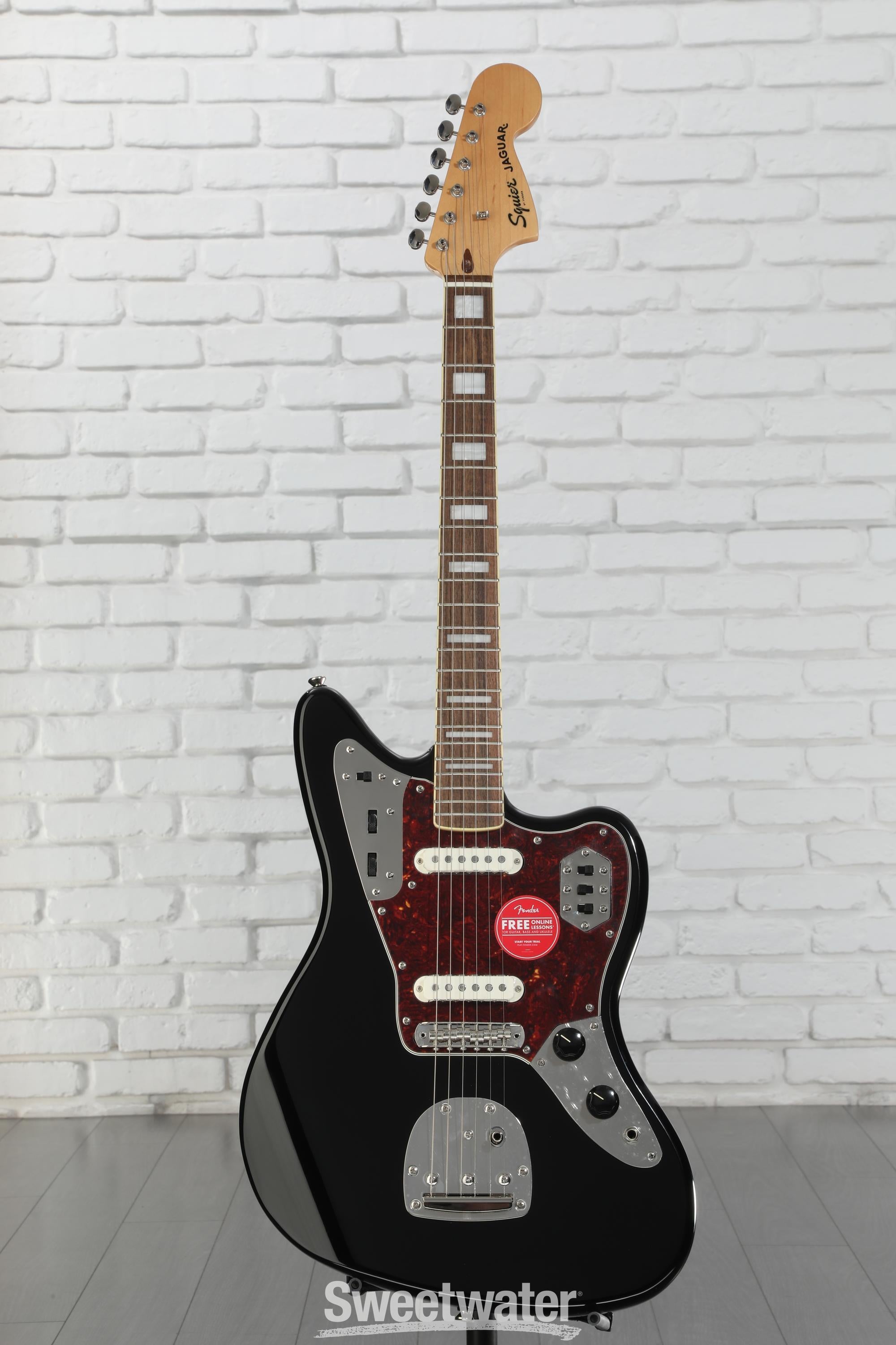 Squier Classic Vibe '70s Jaguar - Black | Sweetwater