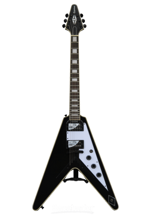 Epiphone Flying V Custom Limited Edition, Sweetwater USA Exclusive - Ebony  Reviews