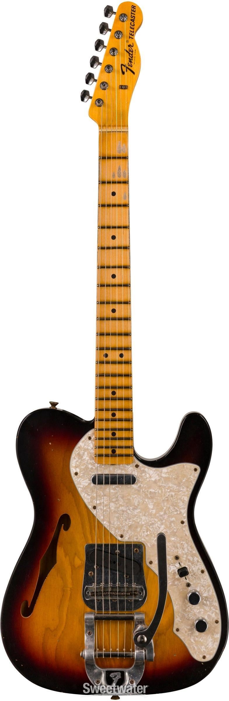 68 Telecaster Thinline Journeyman Relic - 3-color Sunburst