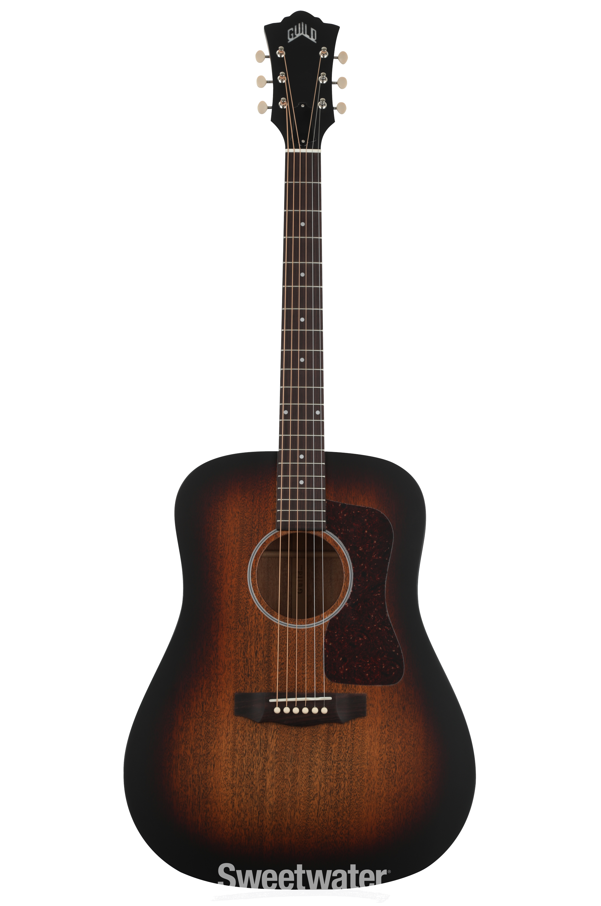 Guild D-20 Acoustic Guitar - Vintage Sunburst | Sweetwater Guild D-20 Acoustic Guitar - Vintage Sunburst | Sweetwater