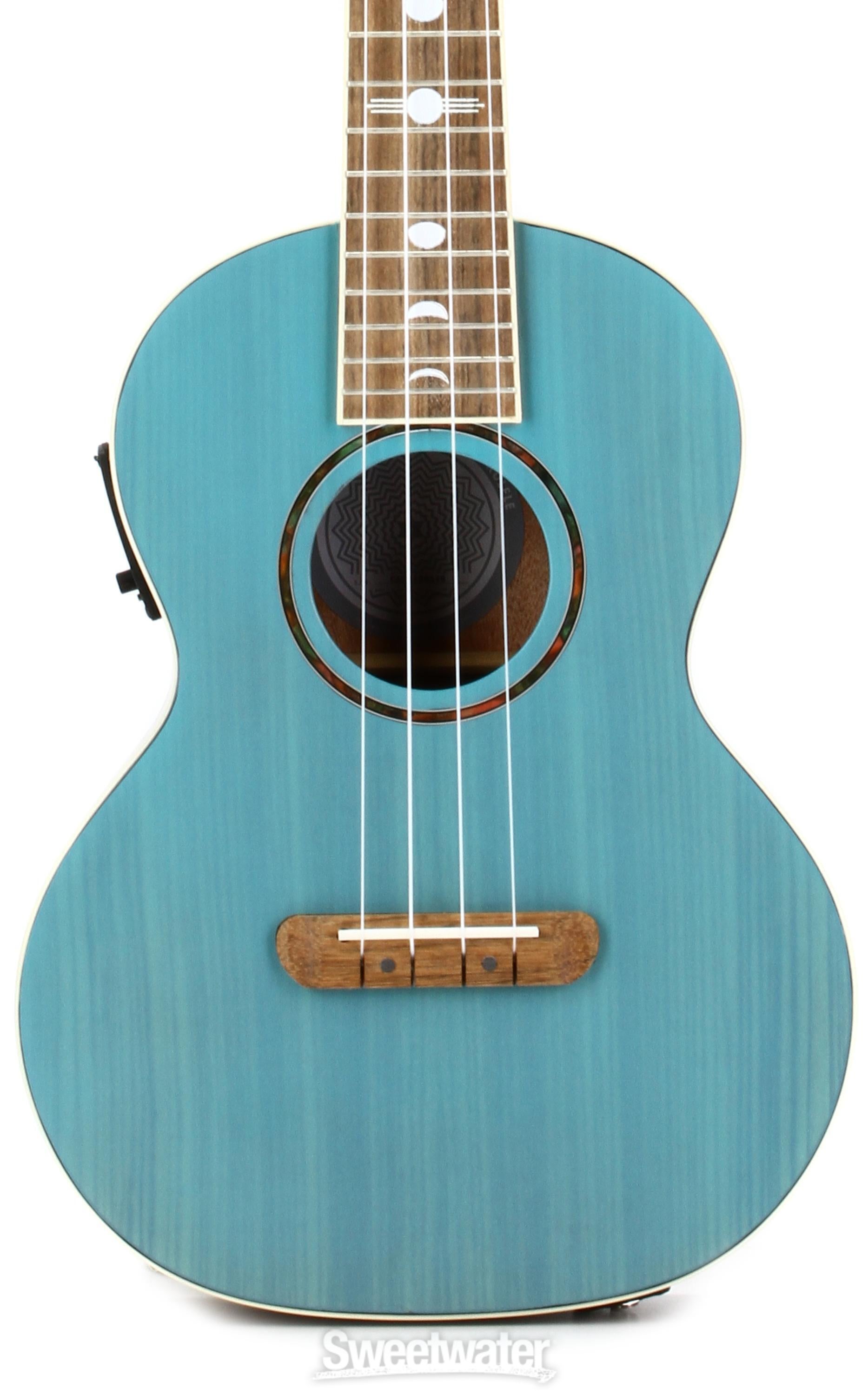 Fender Dhani Harrison Uke - Turquoise | Sweetwater