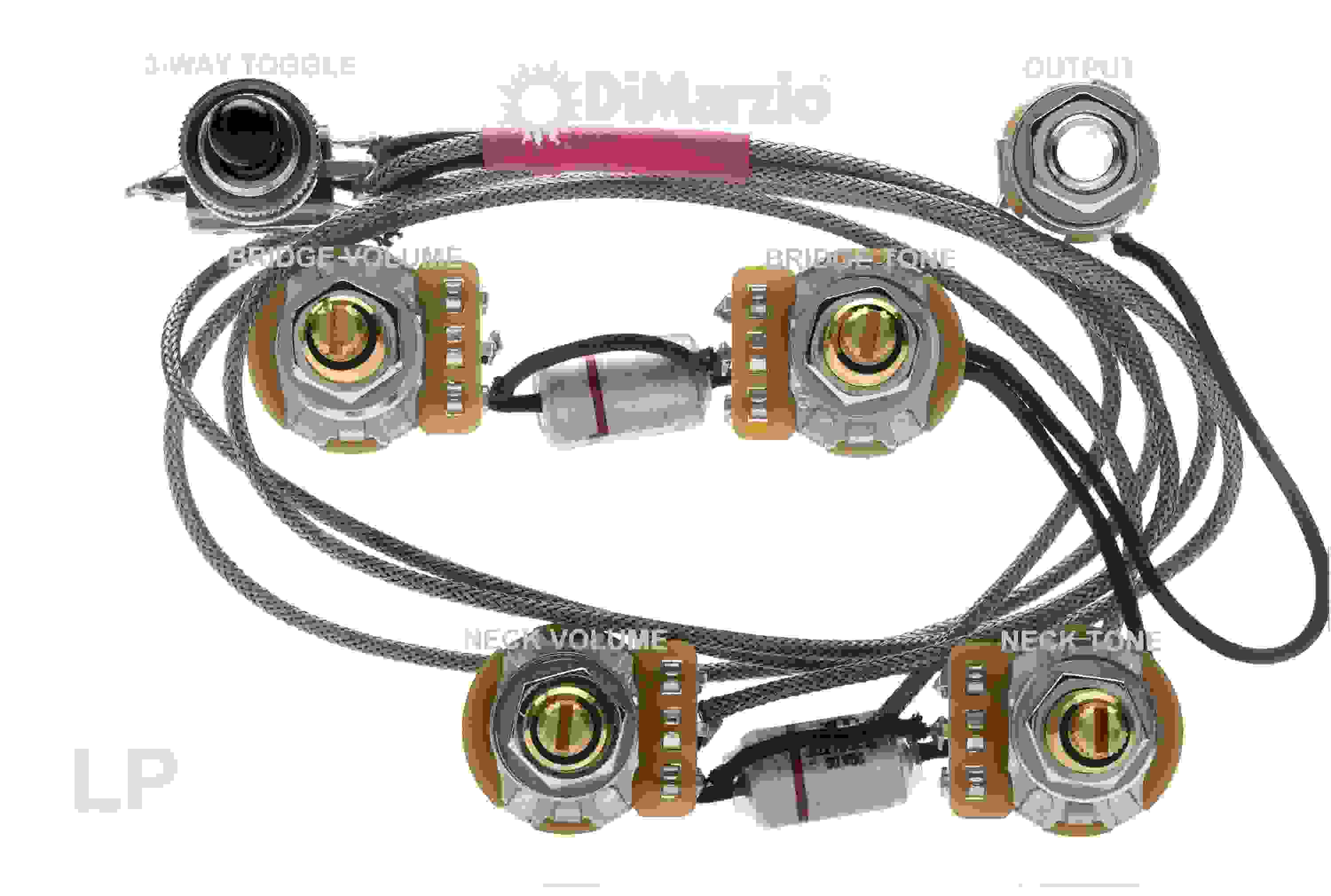 DiMarzio Les Paul Wiring Harness Upgrade | Sweetwater
