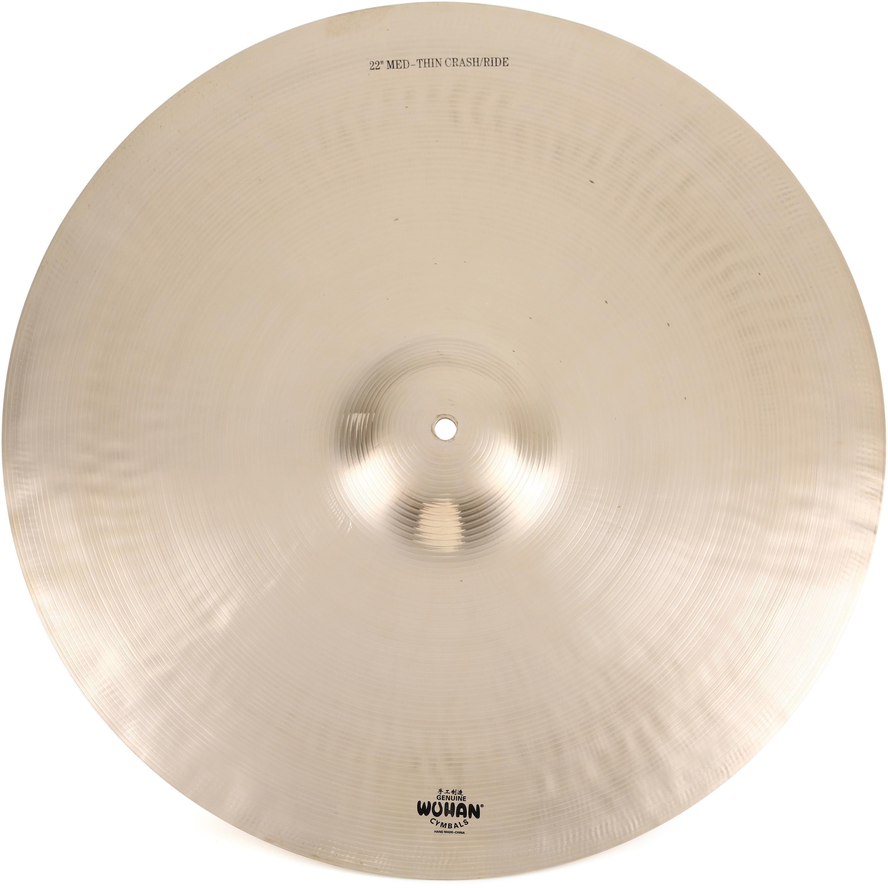 Wuhan 22-inch Western Medium Thin Crash/Ride Cymbal | Sweetwater