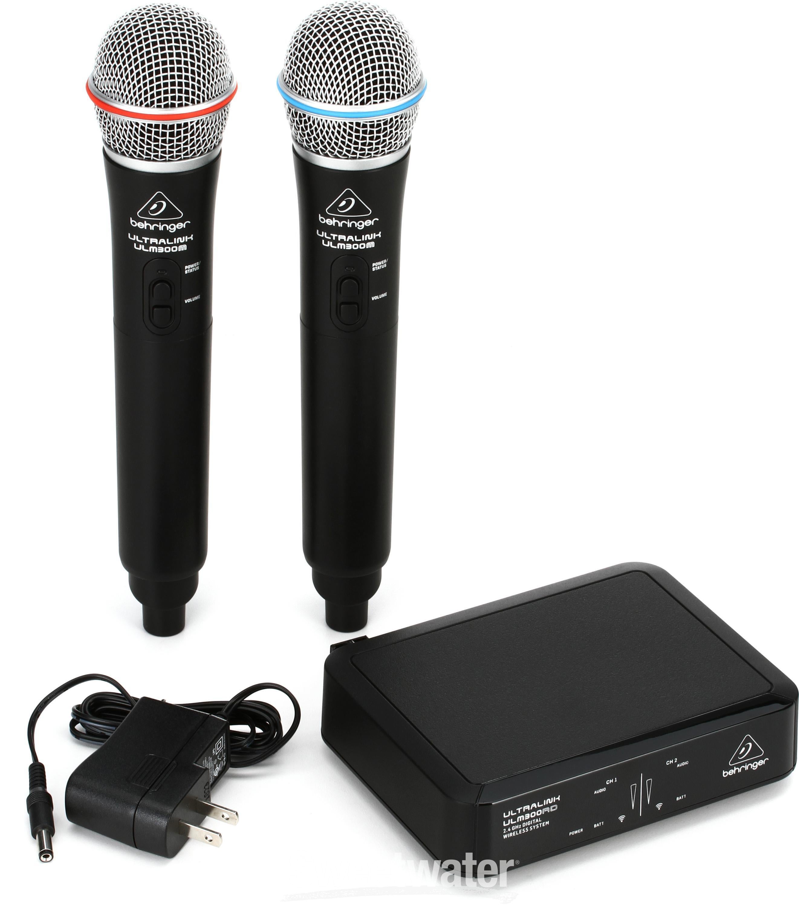 Behringer ULM302MIC Wireless Dual Handheld Microphone System