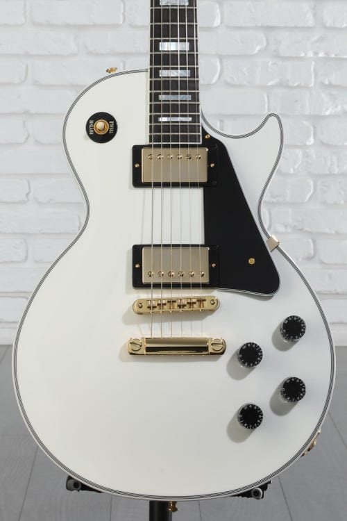 Gibson Custom Les Paul Custom - Alpine White with Ebony Fingerboard
