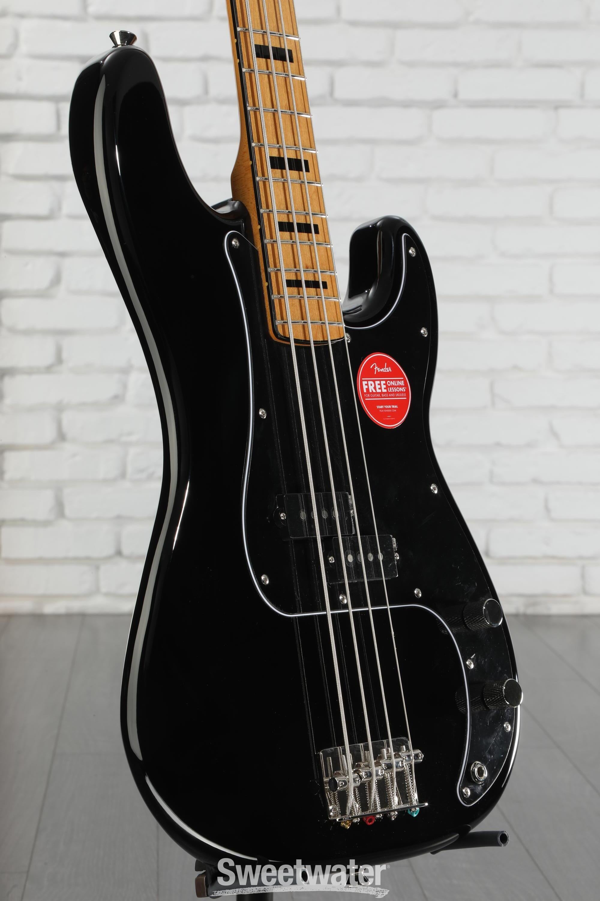 Squier Musicmaster Bass 4弦 ブラック Squier 4-string Bass Guitars - Sweetwater