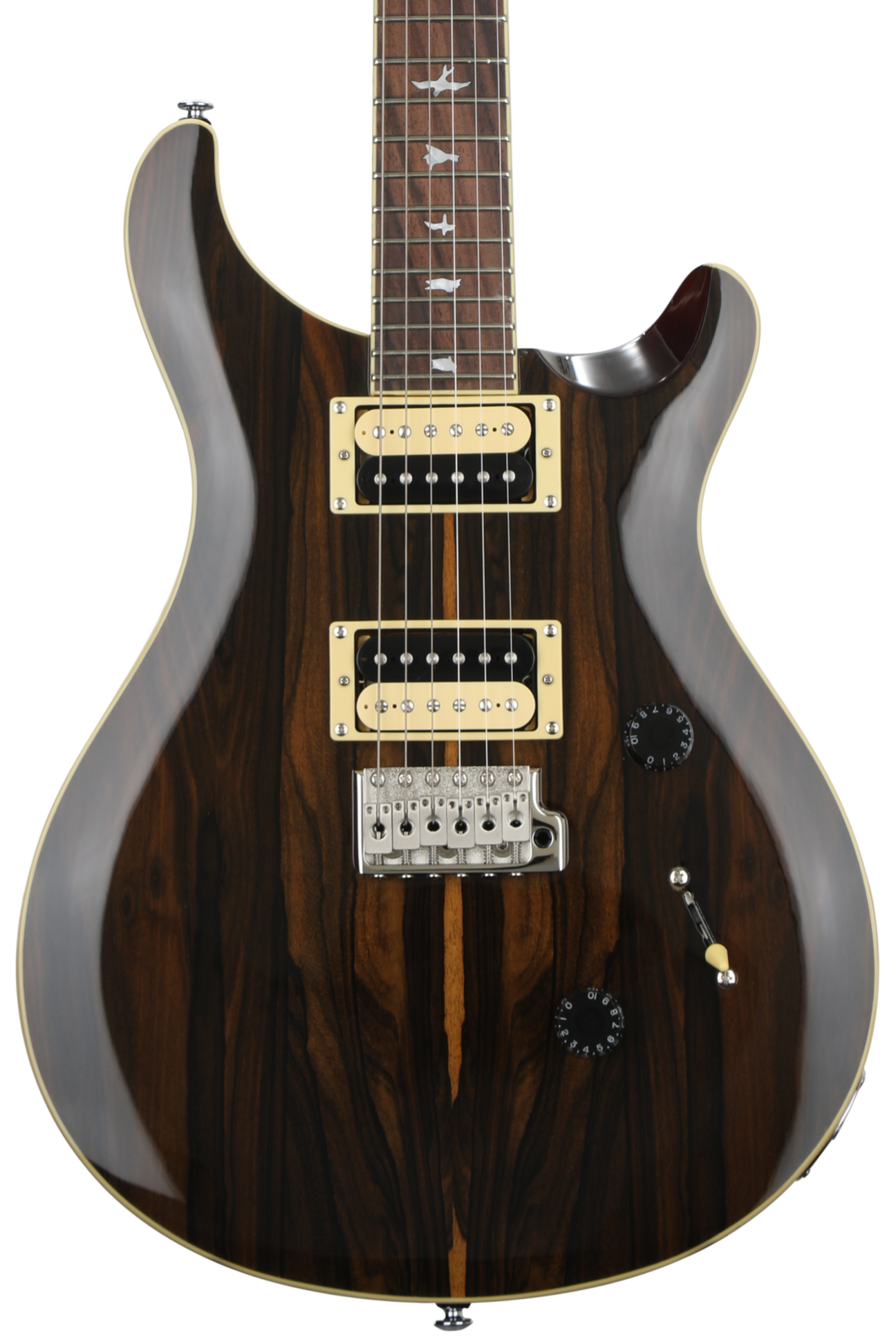 PRS SE Custom 24 Exotic Ziricote - Natural | Sweetwater