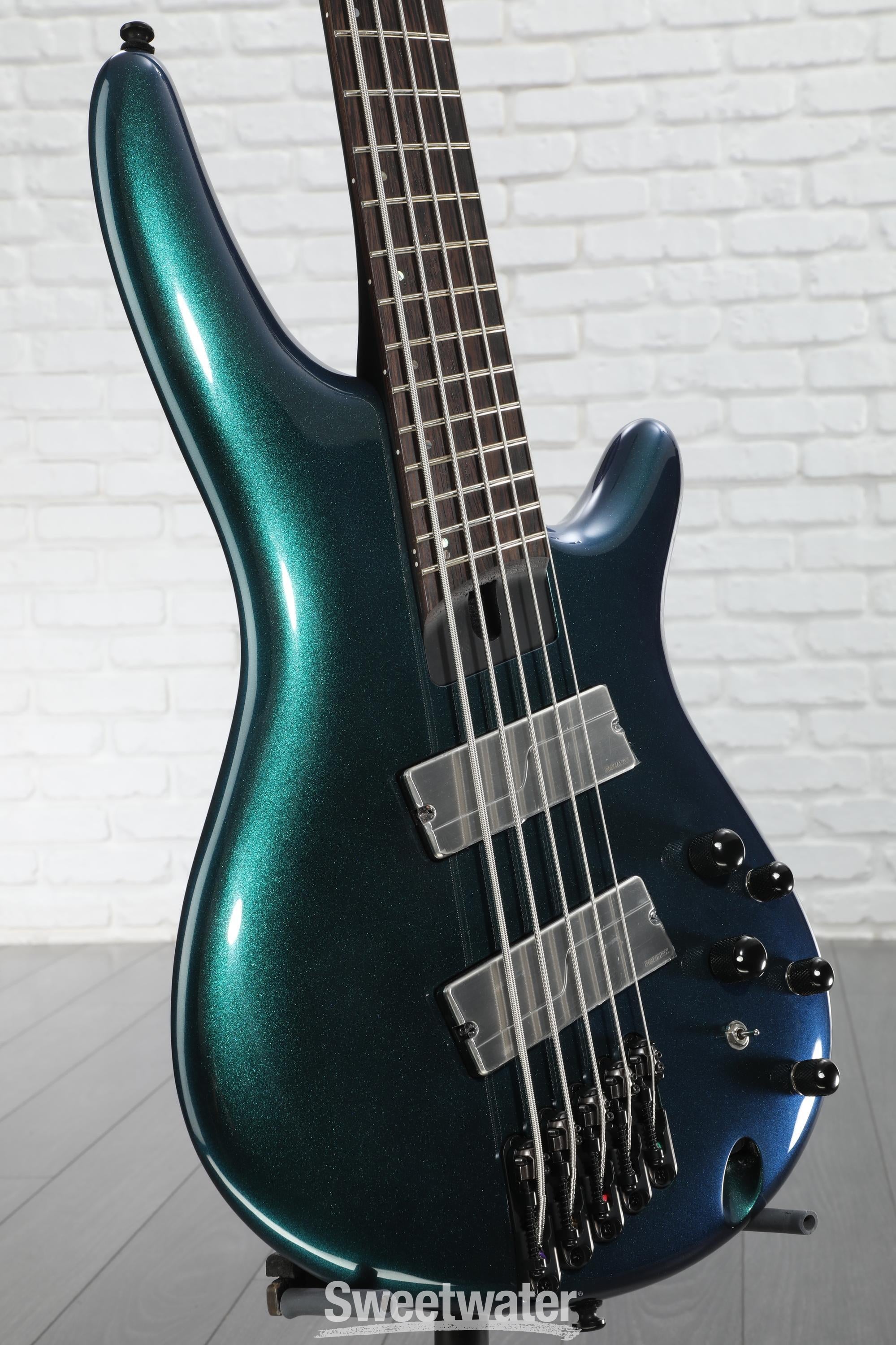 ベース Ibanez Work Shop Series SRMS725-BCM 5st Ibanez SRMS725BCM 5str Blue – Motor City Guitar