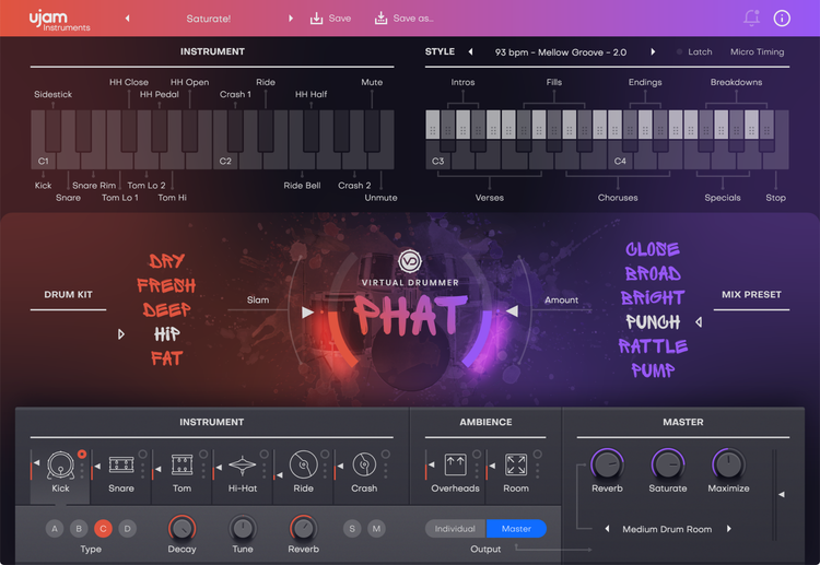 UJAM　VIRTUAL DRUMMER HOT UJam Virtual Drummer Hot product page
