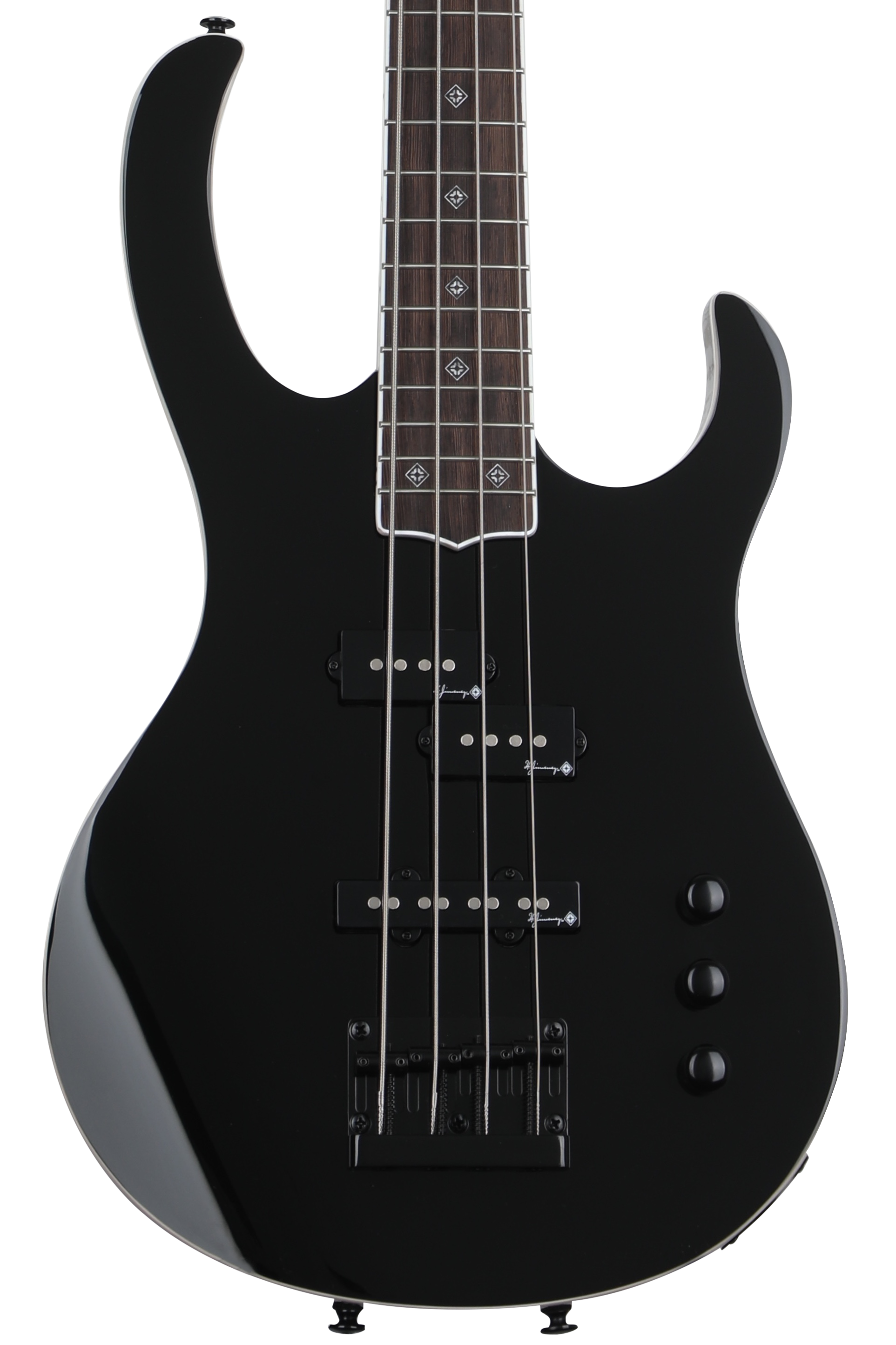 H. Jimenez LBS4 Electric Bass Guitar - Black | Sweetwater