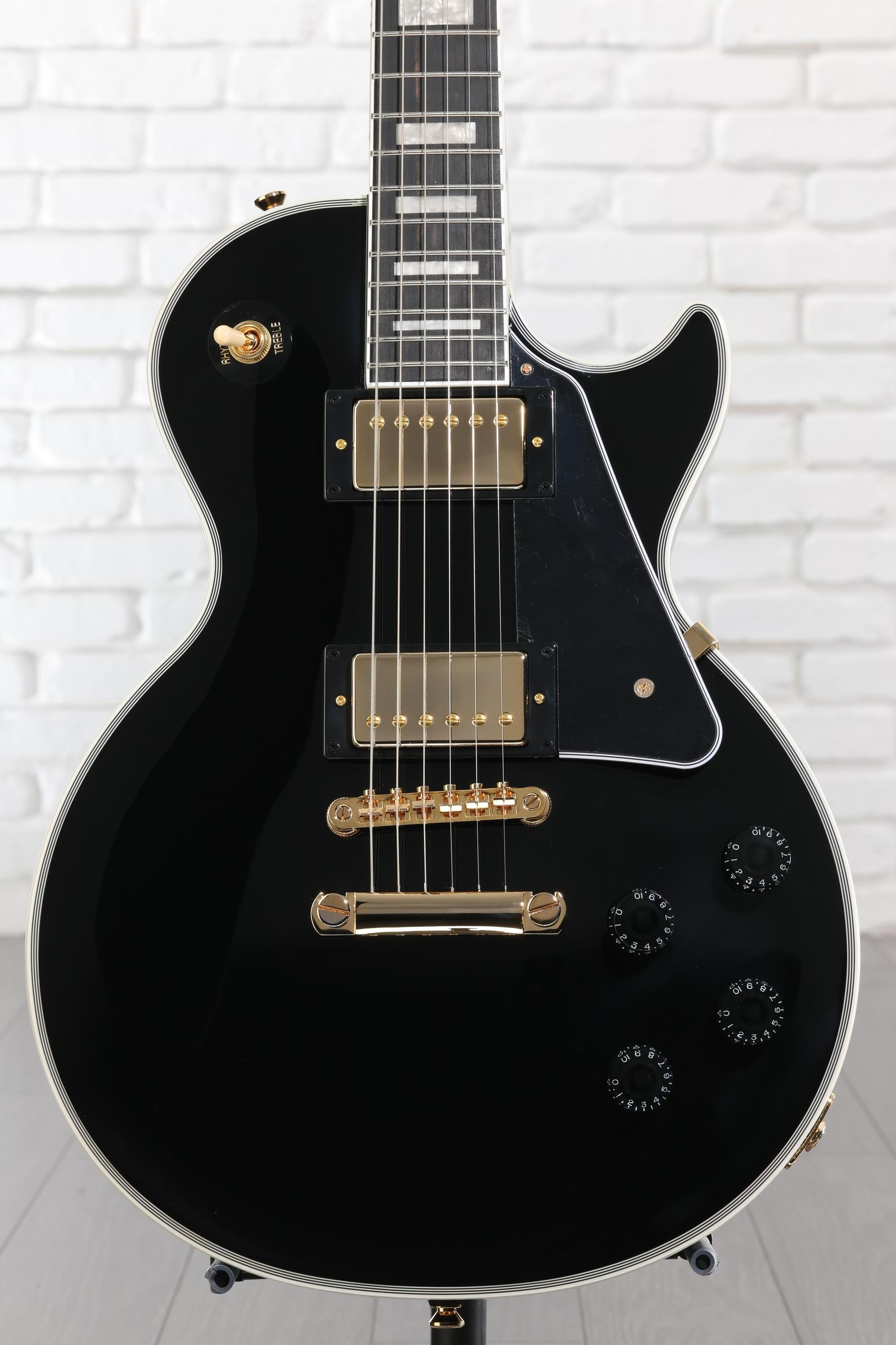 Epiphone Les Paul Custom Electric Guitar - Ebony | Sweetwater