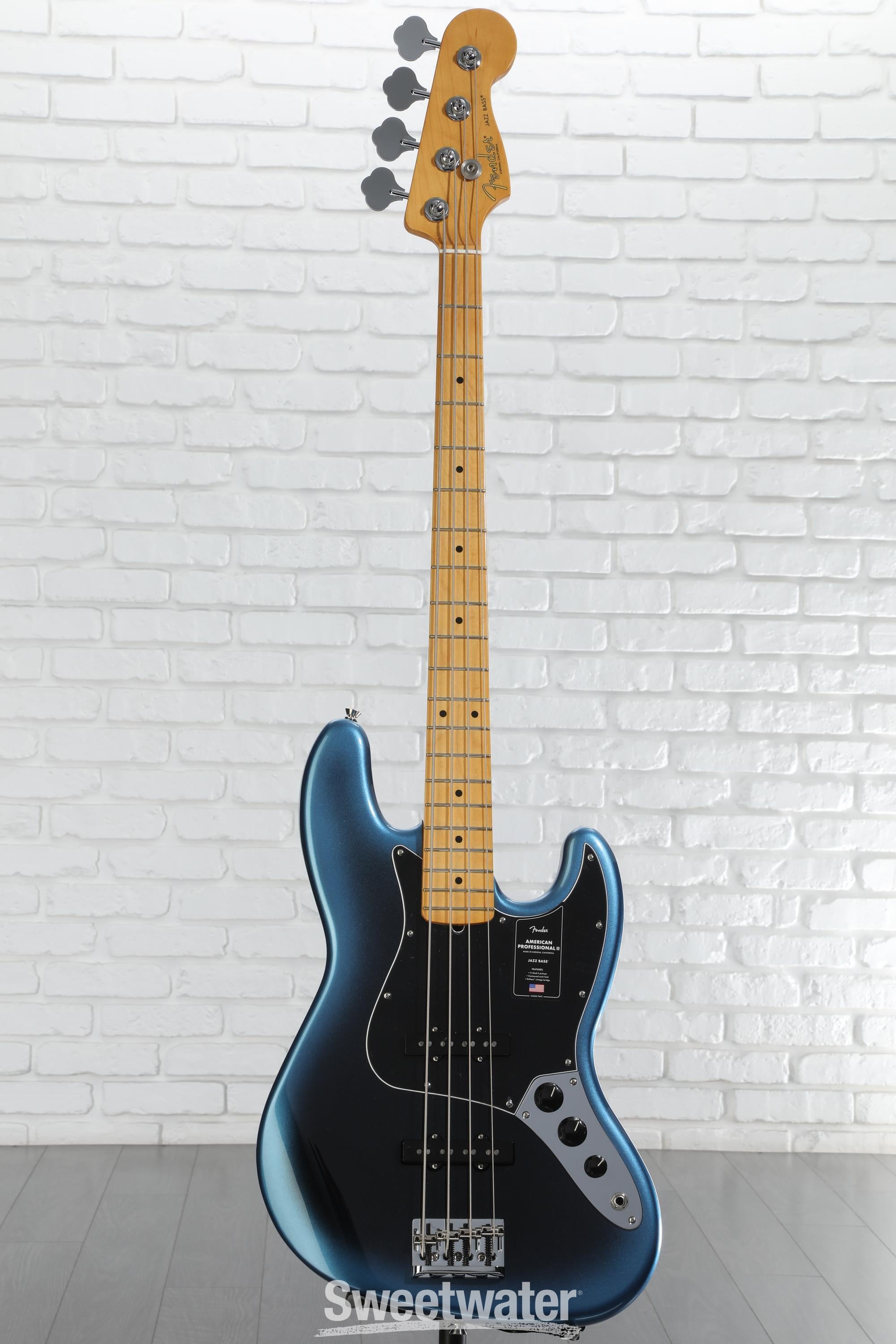 Fender American Professional II Jazz Bass - Dark Night with Maple