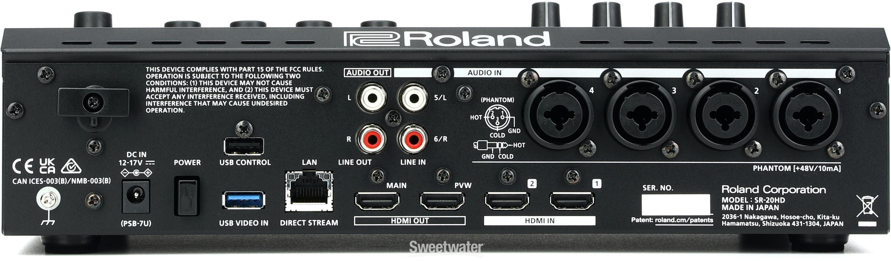 Roland SR-20HD Direct Streaming A/V Mixer | Sweetwater