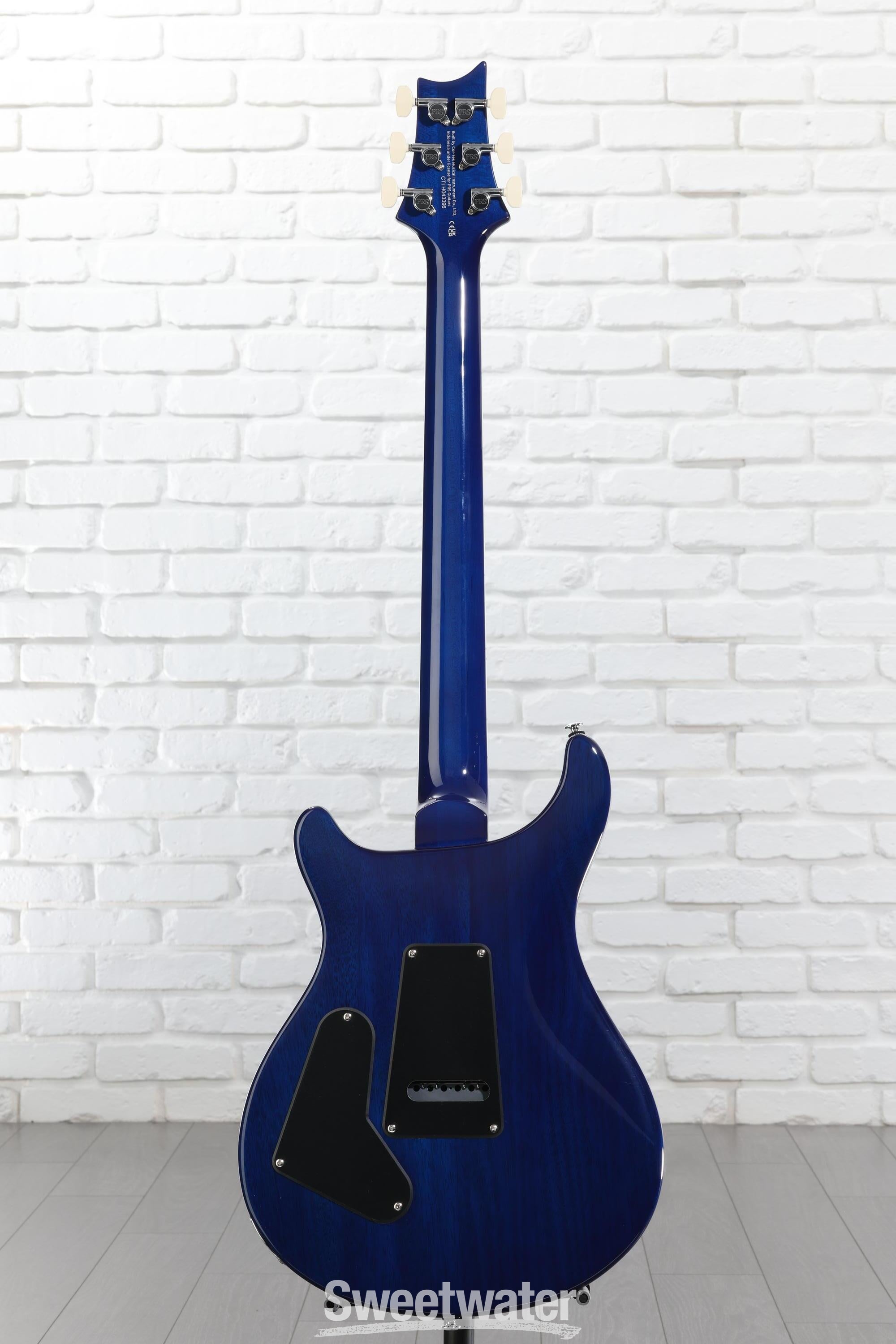 PRS Custom SE ダークブルー new】PRS / SE Custom 24 Quilt Blue Fade #G015734 3.46kg【TONIQ横浜