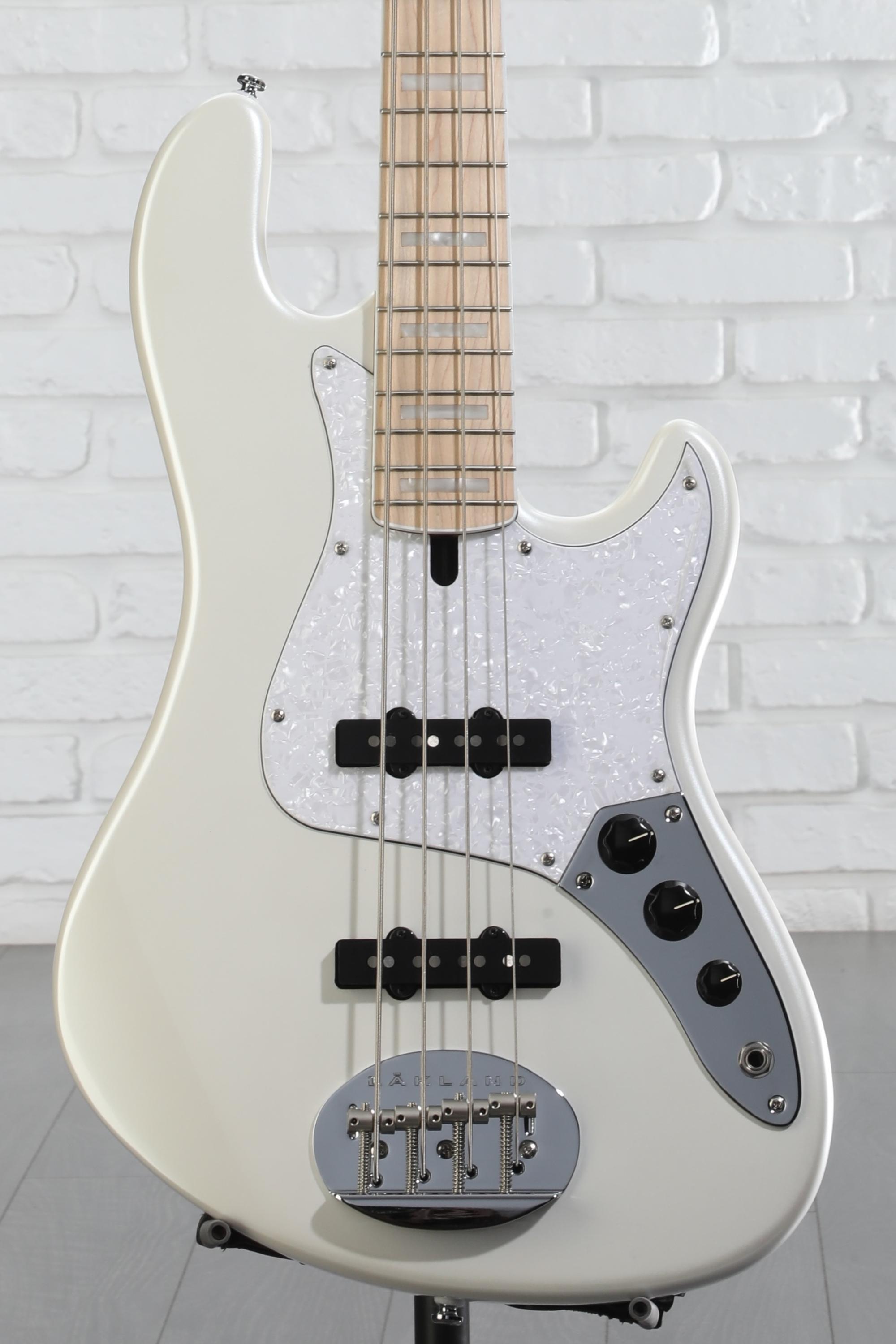 Lakland Skyline Darryl Jones DJ-4 Bass Guitar - White Pearl