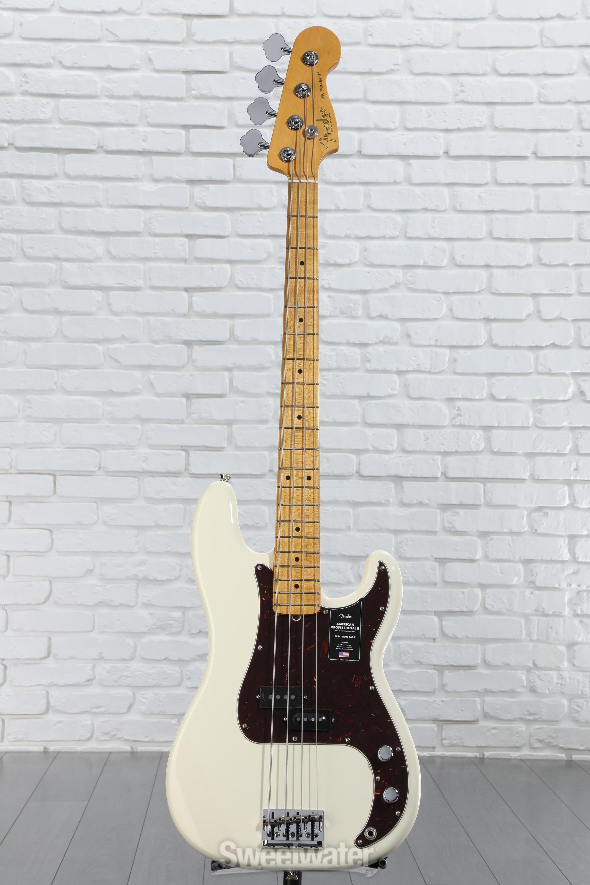 ベース American Professional II Precision Bass Fender American Professional II Precision Bass - Olympic