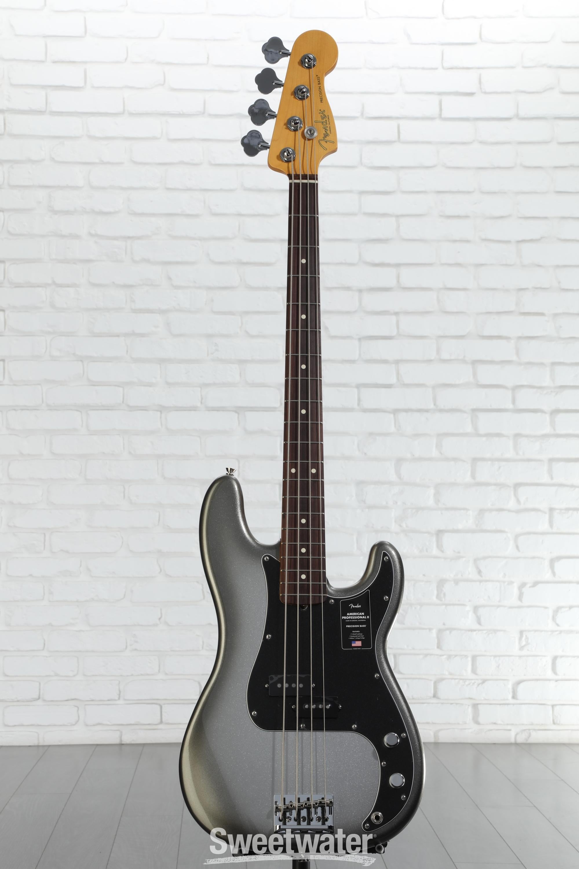 ベース American Professional II Precision Bass Fender American Professional II Precision Bass - Mercury