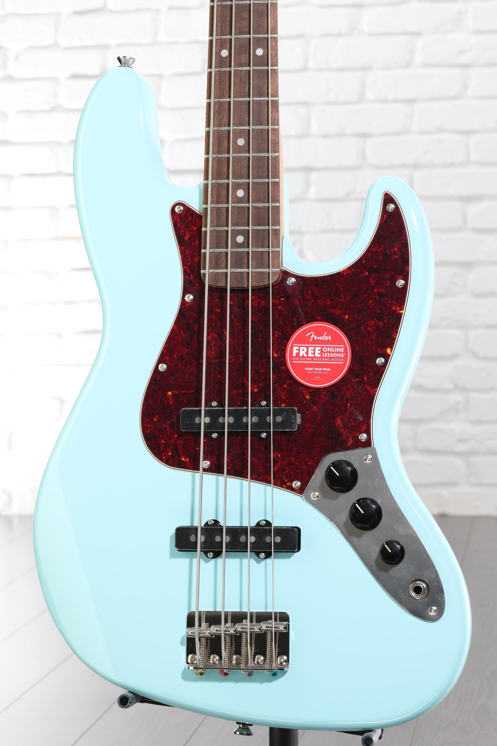 Squier Classic Vibe '60s Jazz Bass - Daphne Blue | Sweetwater