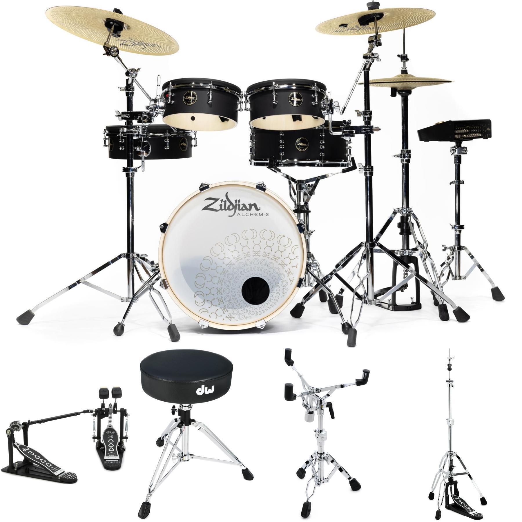 Zildjian ALCHEME Bronze EX 5piece Electronic Drum Kit Double Bass