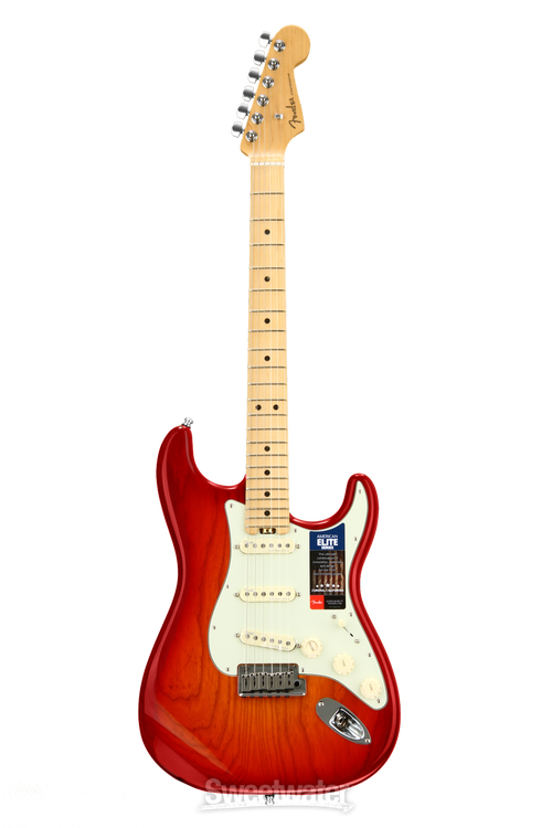 Fender American Elite Stratocaster - Aged Cherry Burst w/ Maple 