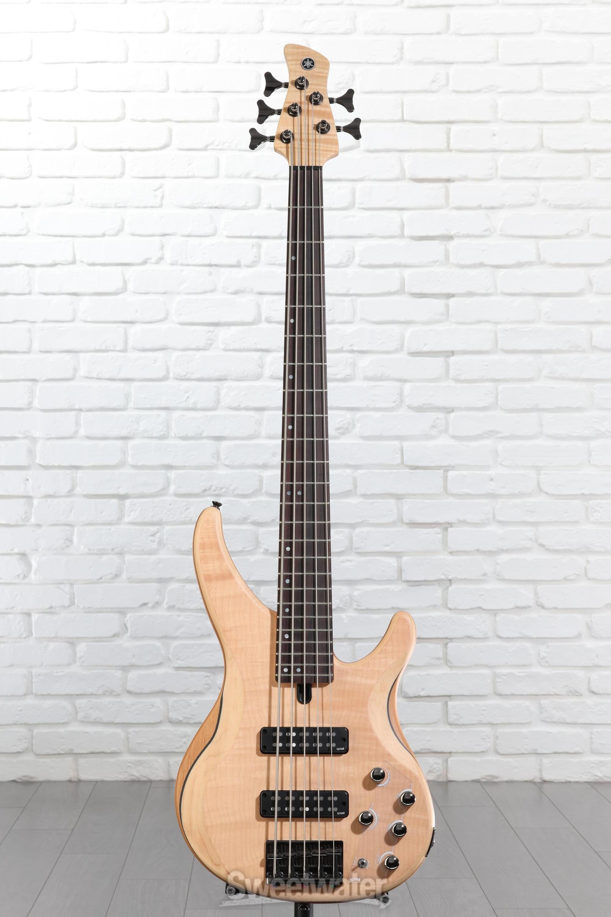 Yamaha TRBX605FM 5-string Bass Guitar - Natural Satin | Sweetwater