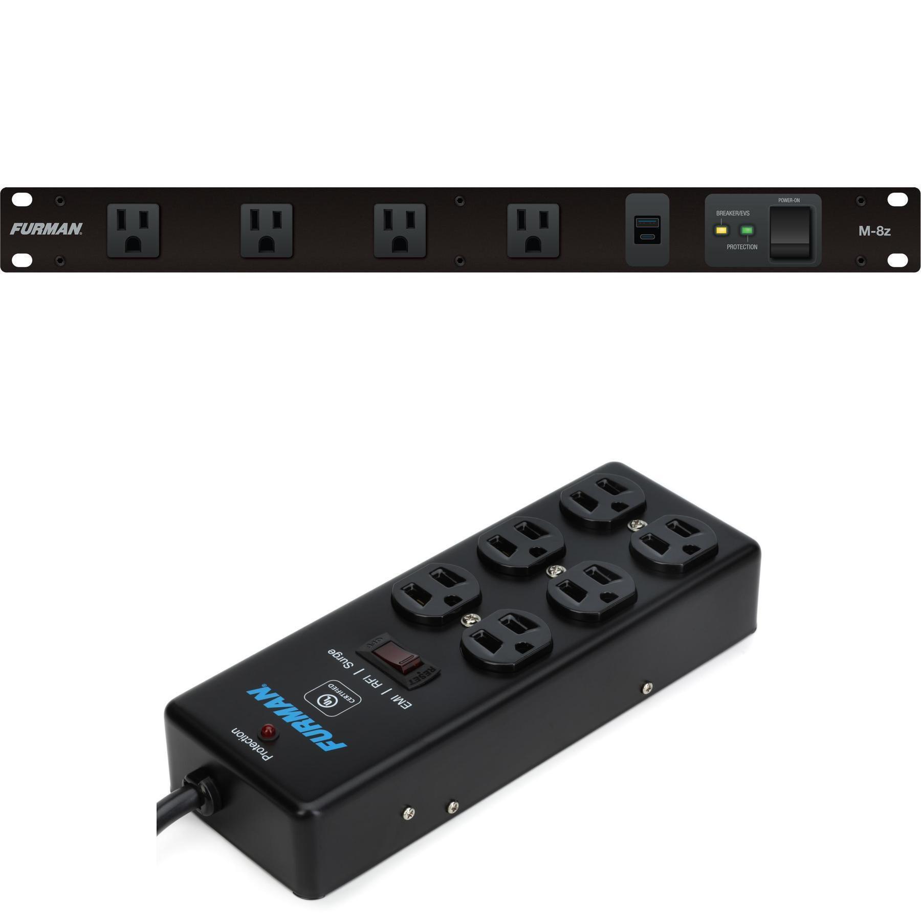 Photo of Furman Merit Series M-8z Power Conditioner and SS-6B Surge Suppressor Strip