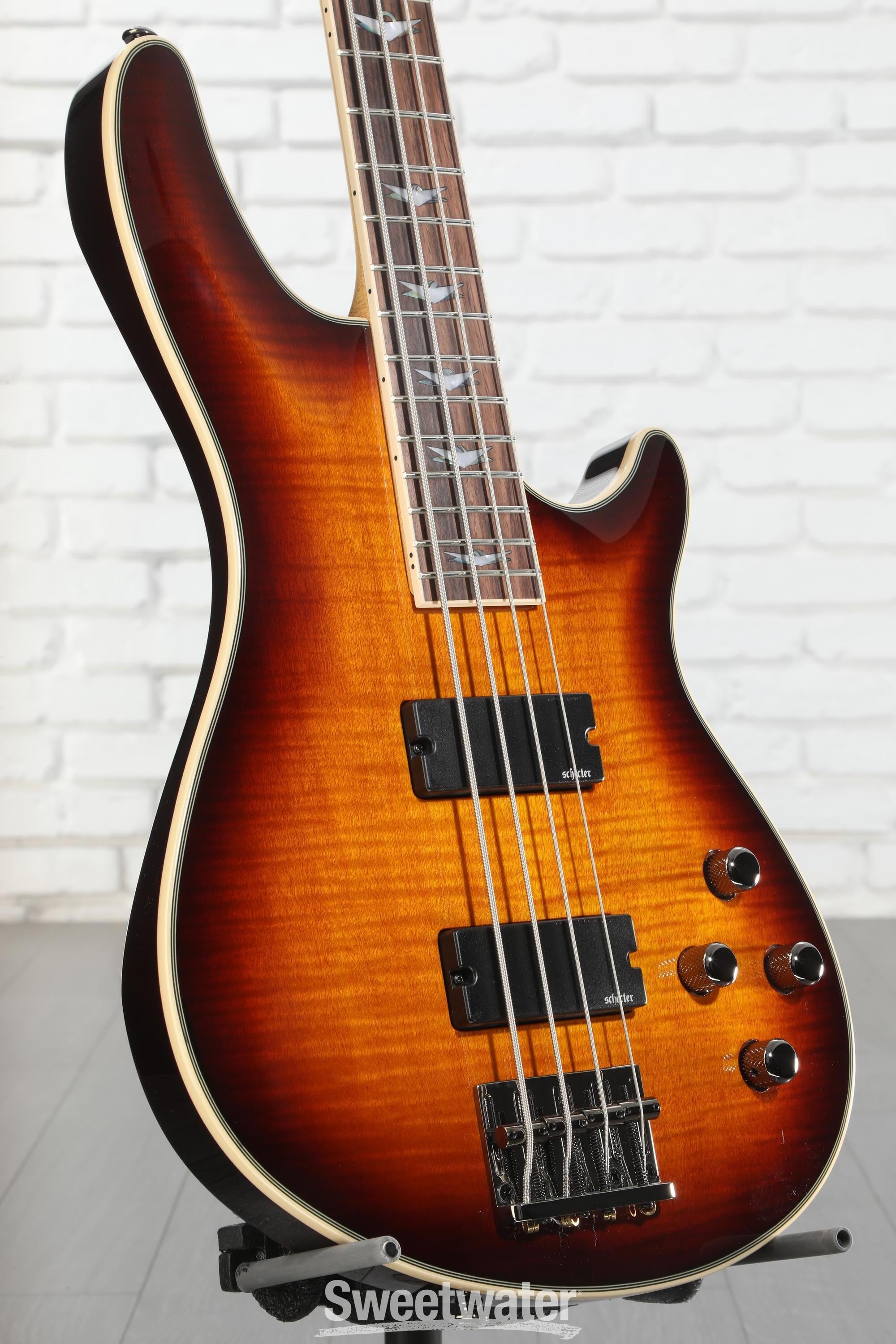 Schecter Omen Extreme-4 Bass Guitar - Vintage Sunburst | Sweetwater