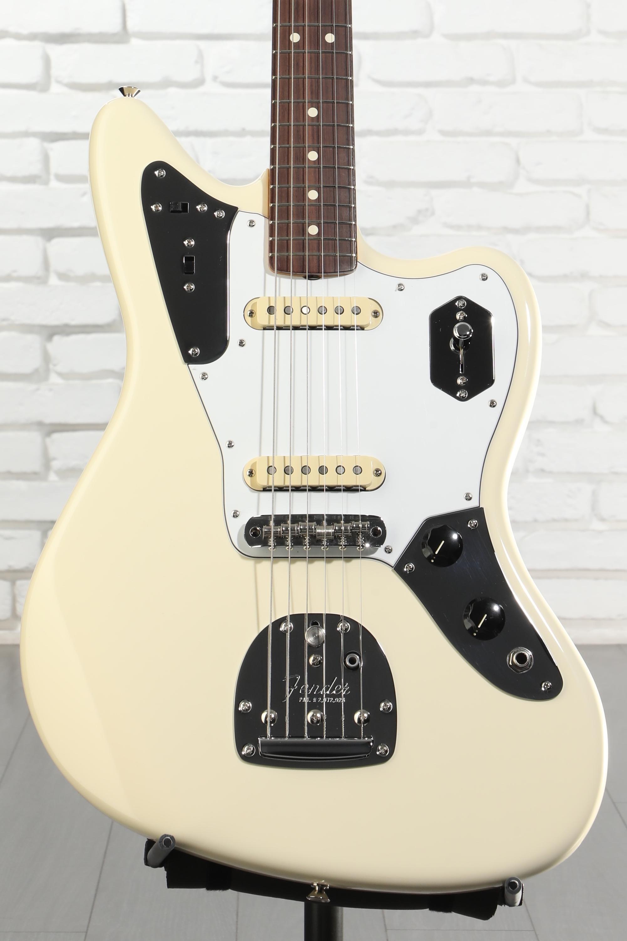 Fender Johnny Marr Jaguar - Olympic White with Rosewood