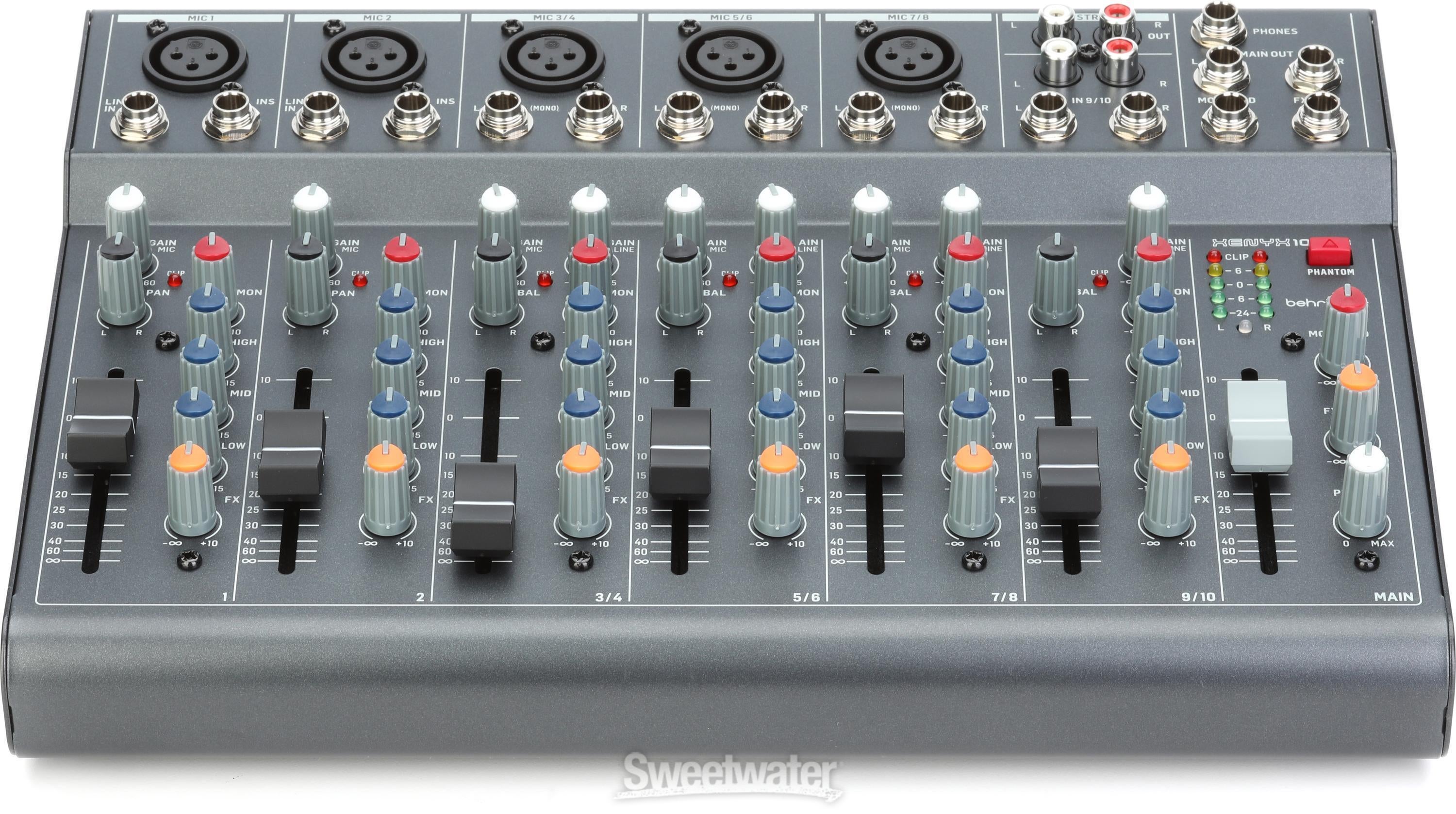 Behringer Xenyx X1003B Premium Analog Mixer with 5 Mic